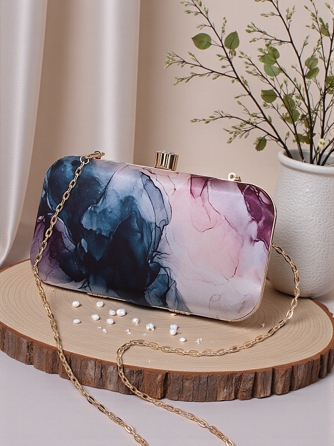 VRPS Printed Clutch | Handcrafted Ethnic Bag | SWIS-625