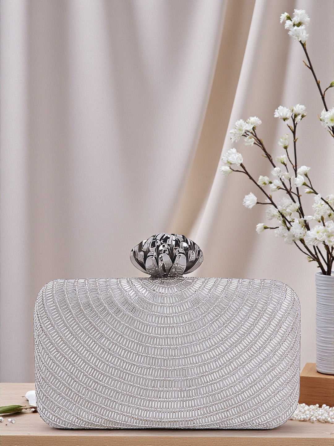 VRPS Embroidered Clutch | Handcrafted Ethnic Bag | SWIS-659