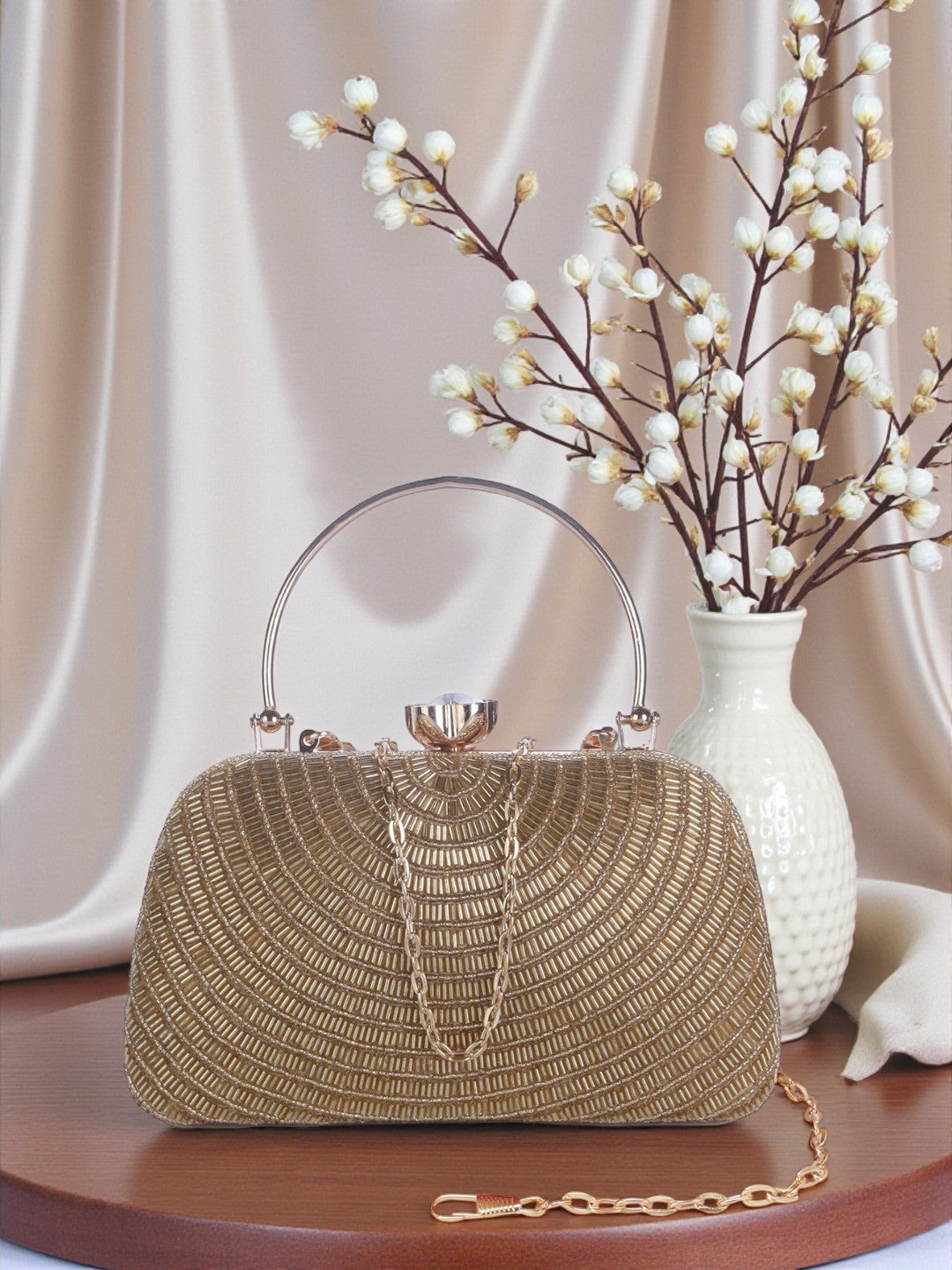 VRPS Embroidered Clutch | Handcrafted Ethnic Bag | SWIS-666
