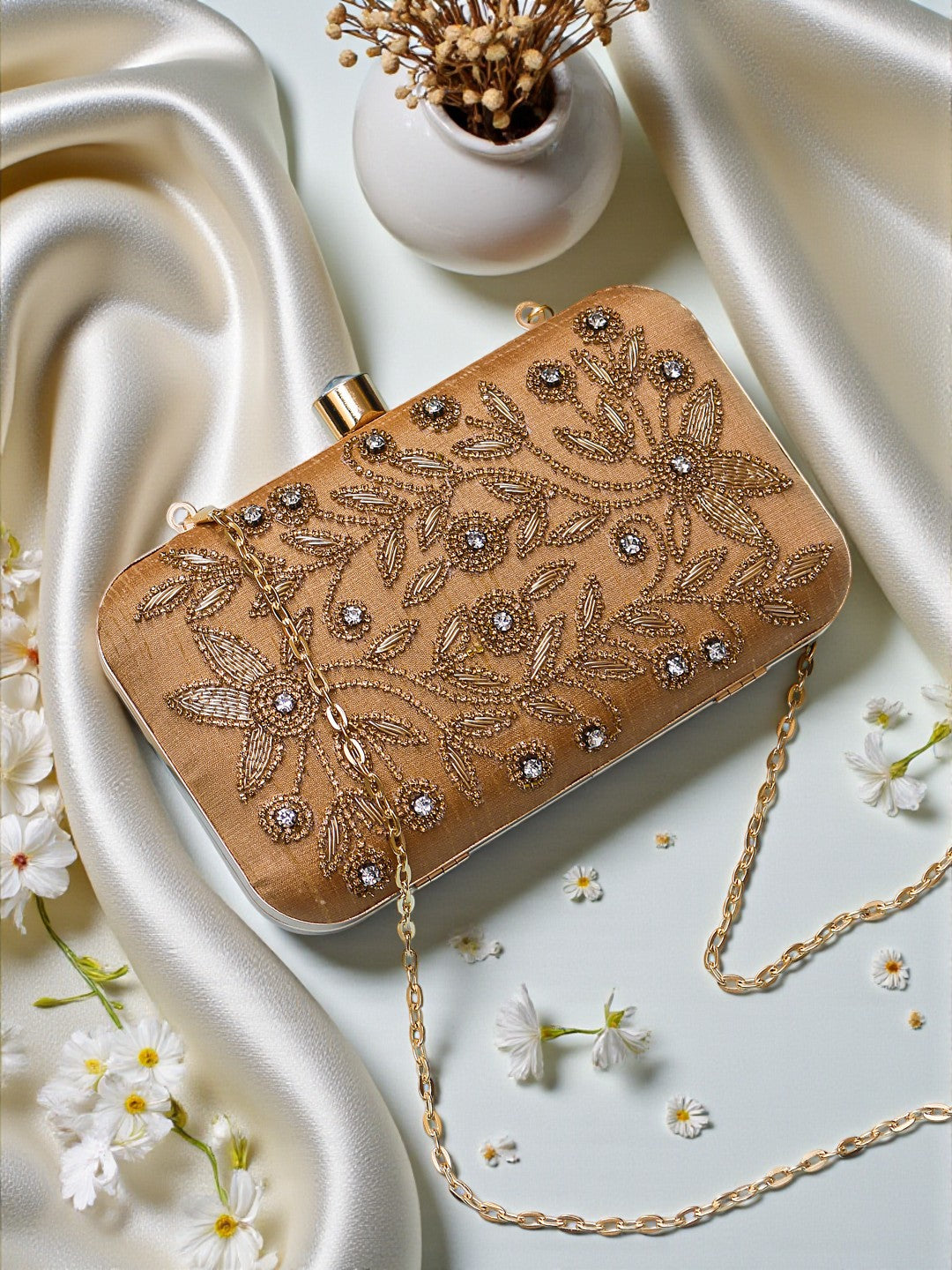 VRPS Embroidered Clutch | Handcrafted Ethnic Bag | SWIS-668