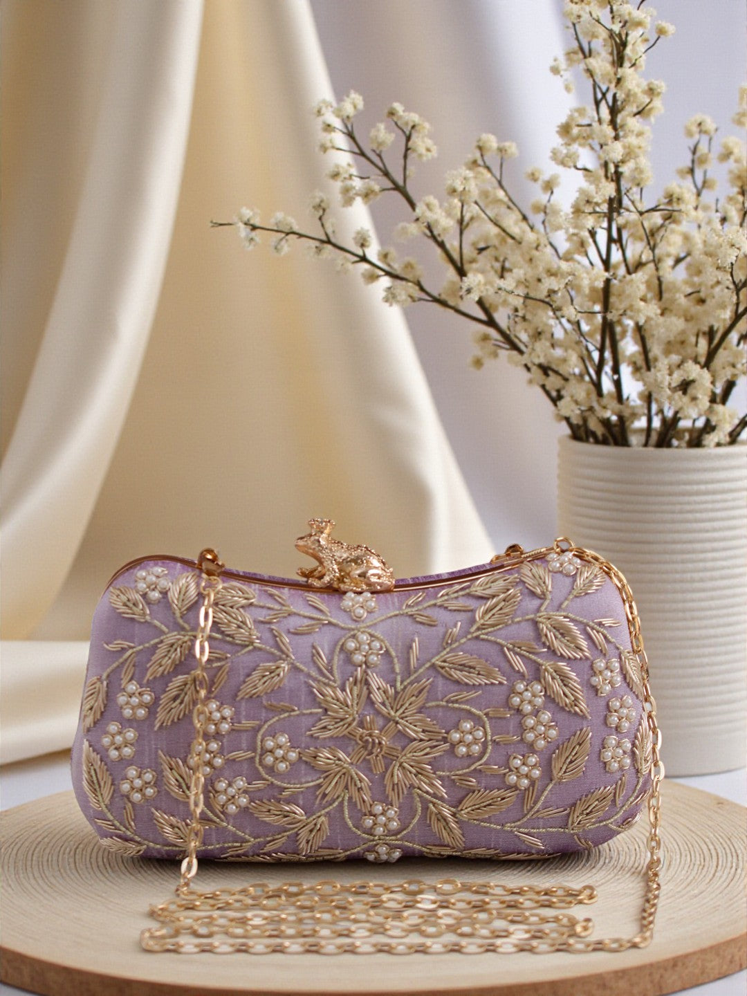 VRPS Embroidered Clutch | Handcrafted Ethnic Bag | SWIS-673