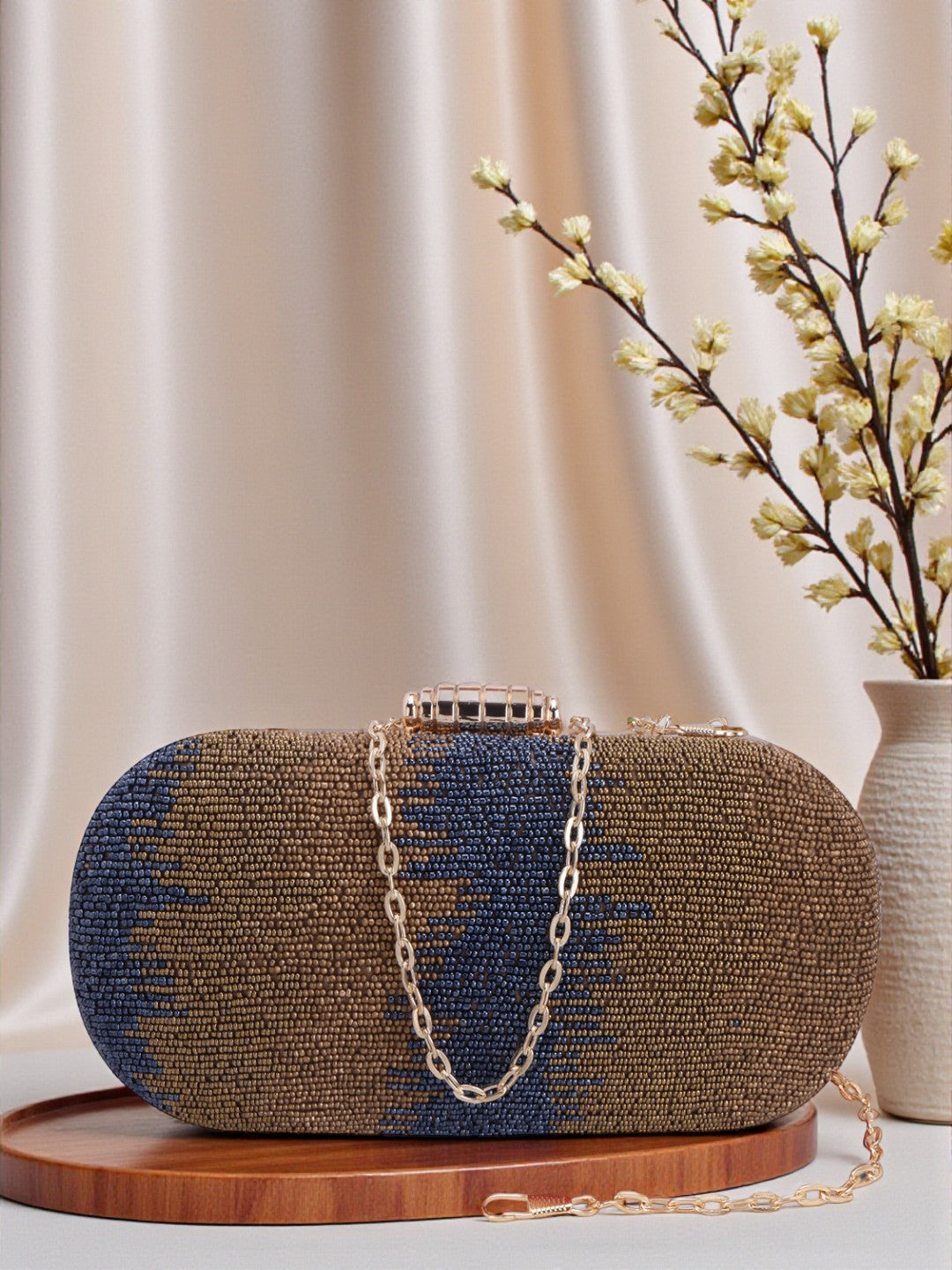 VRPS Embroidered Clutch | Handcrafted Ethnic Bag | SWIS-674