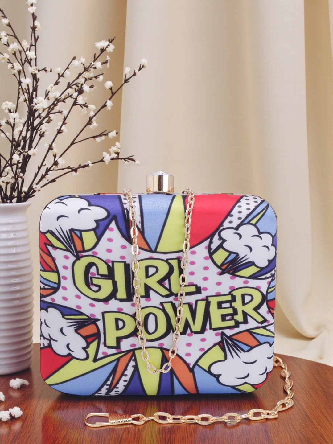 VRPS Printed Clutch | Handcrafted Ethnic Bag | SWIS-677