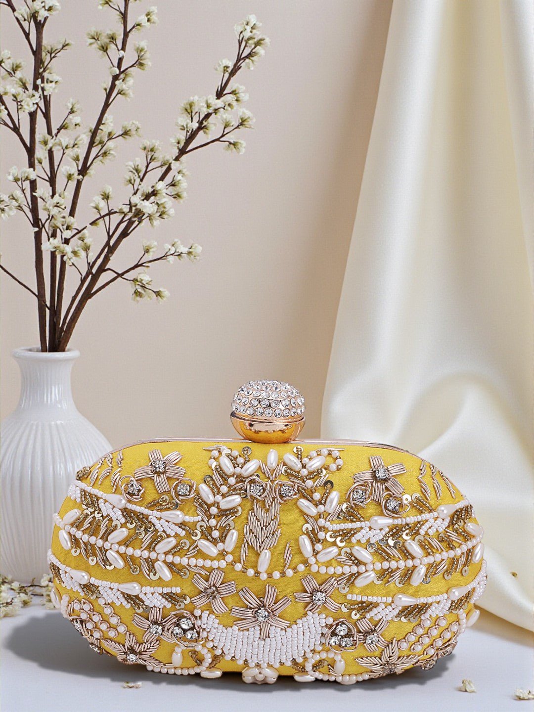 VRPS Embroidered Clutch | Handcrafted Ethnic Bag | SWIS-680