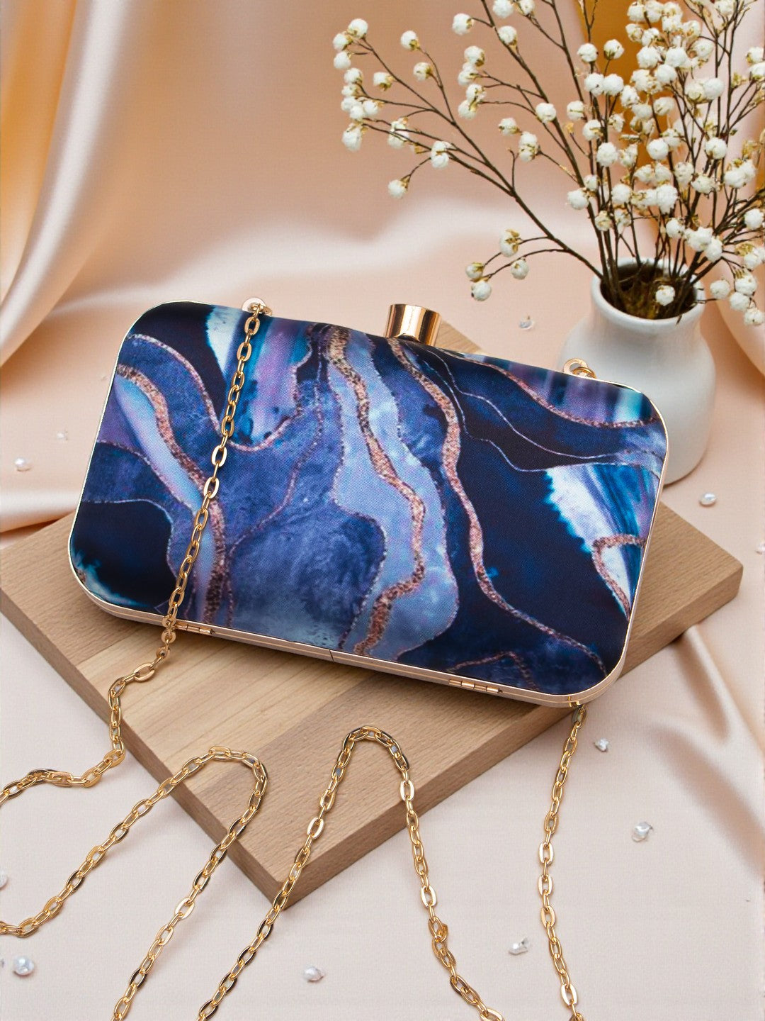 VRPS Printed Clutch | Handcrafted Ethnic Bag | SWIS-683