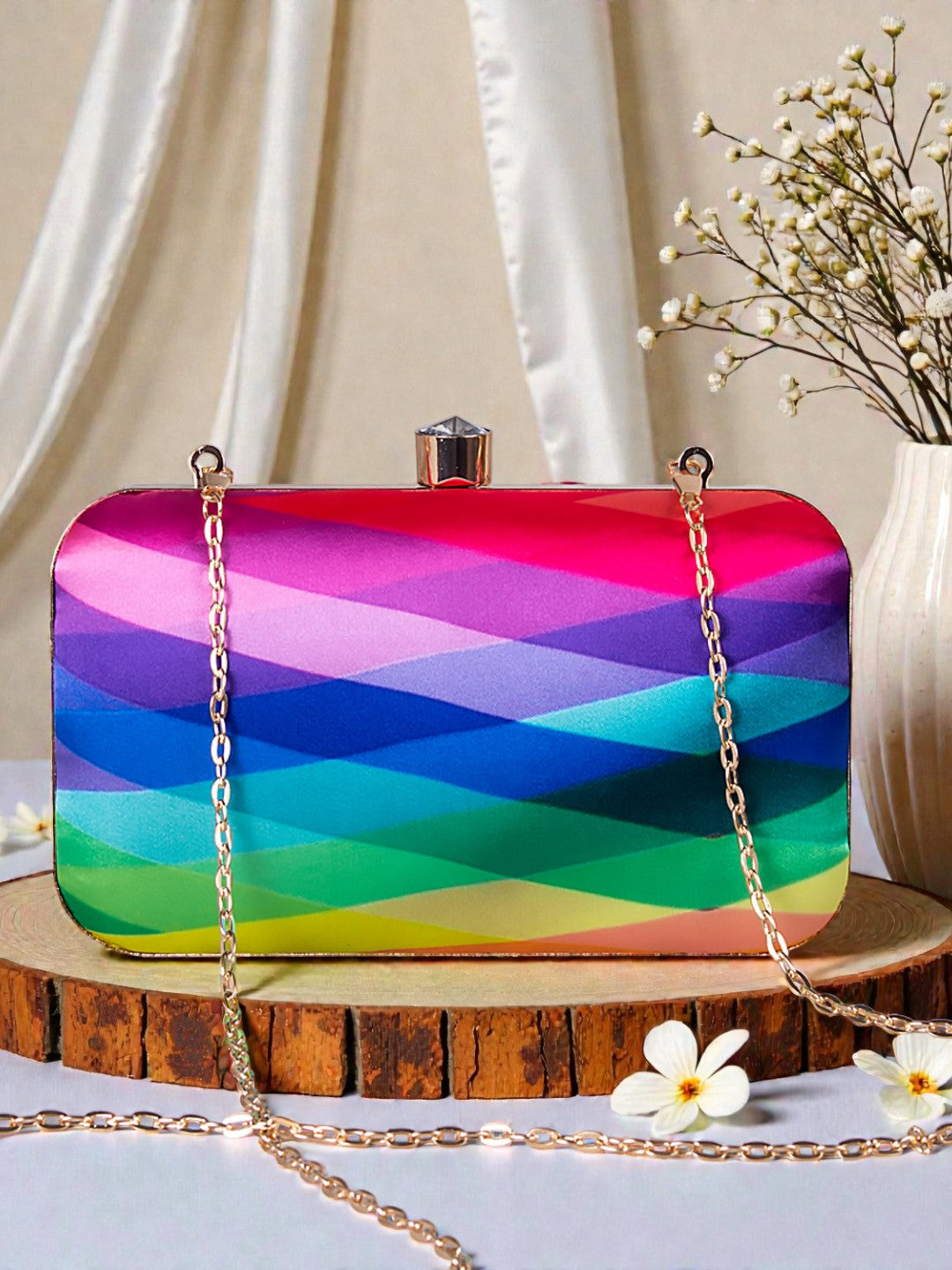 VRPS Printed Clutch | Handcrafted Ethnic Bag | SWIS-705