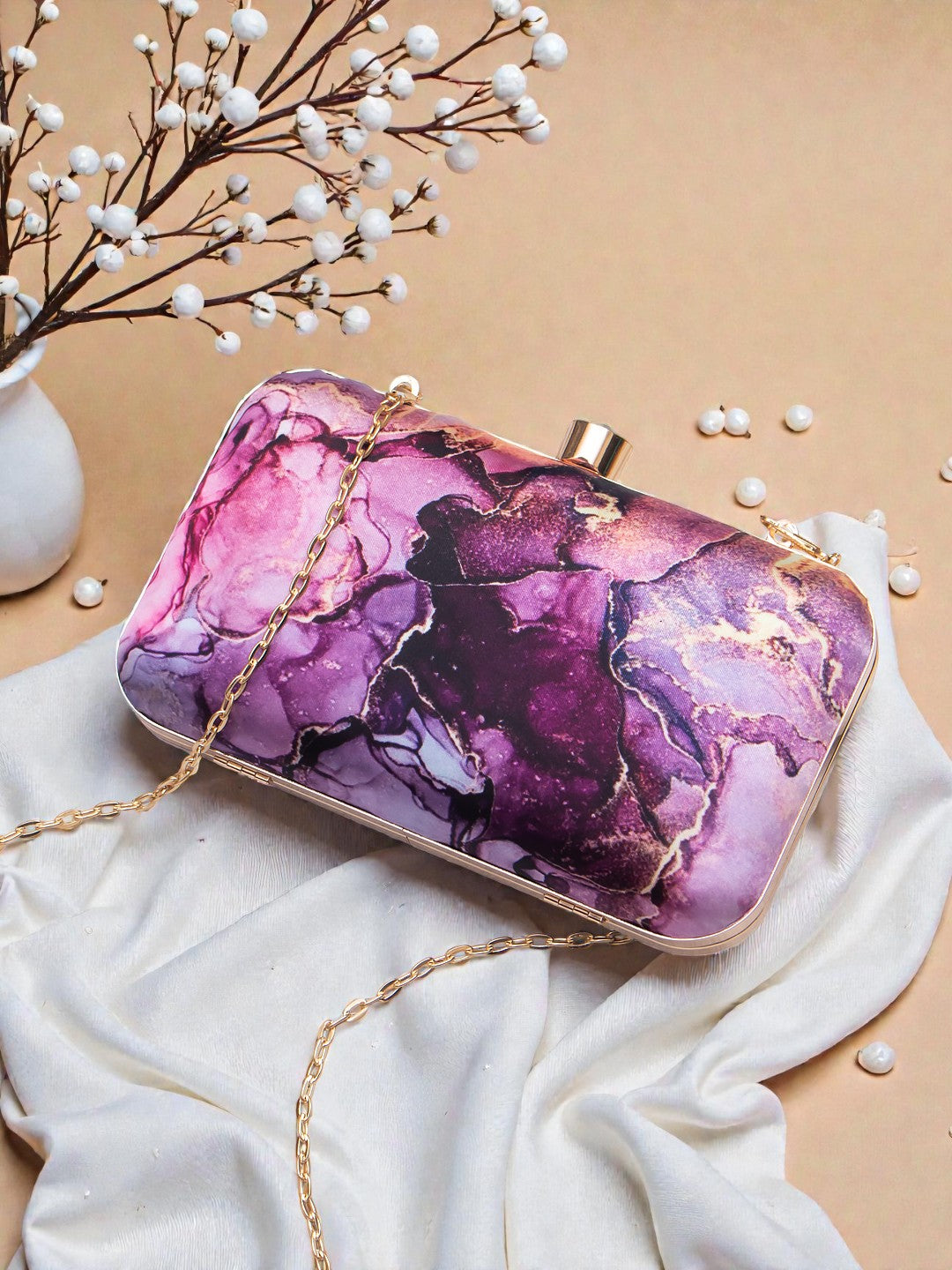 VRPS Printed Clutch | Handcrafted Ethnic Bag | SWIS-708