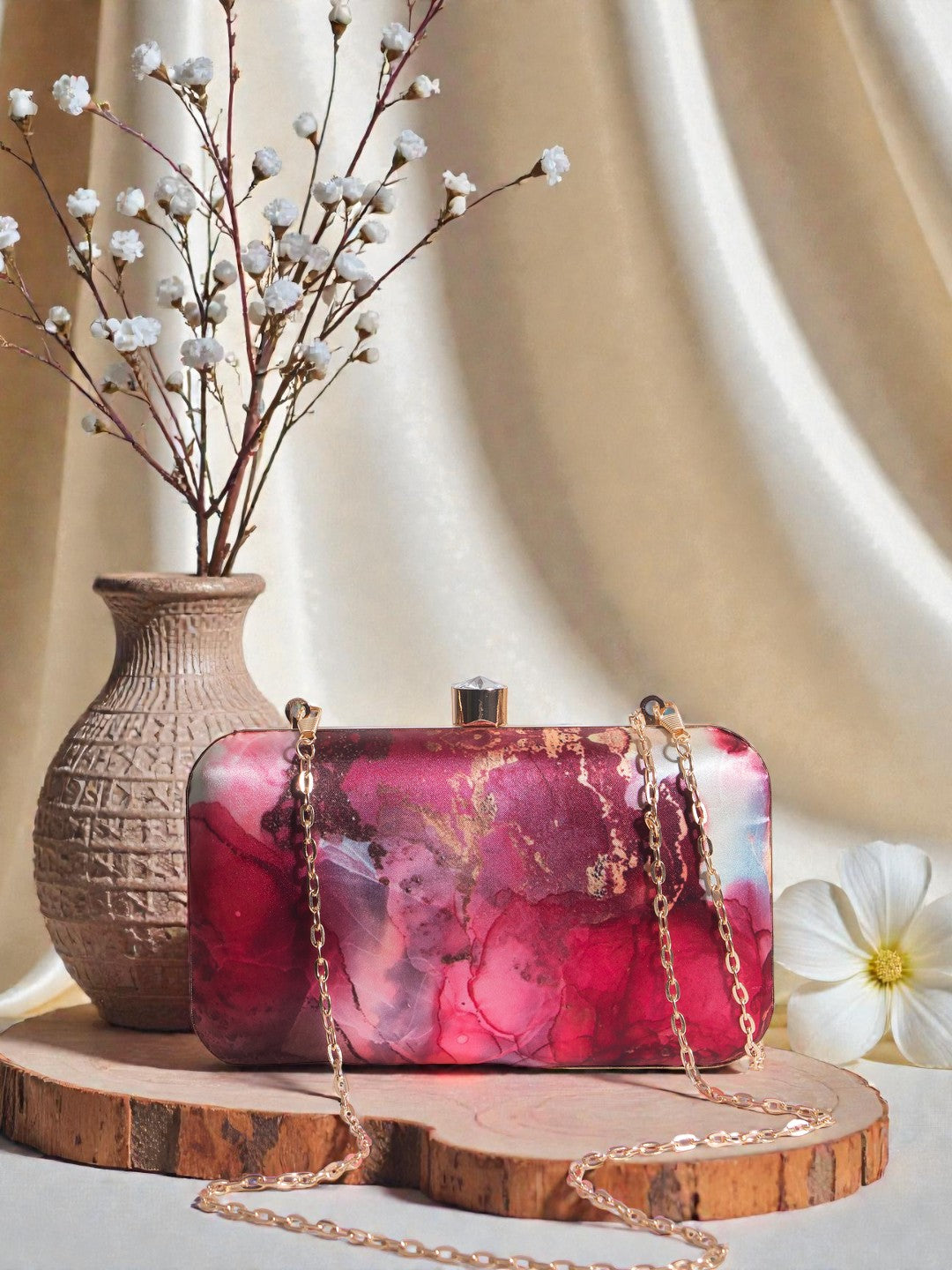 VRPS Printed Clutch | Handcrafted Ethnic Bag | SWIS-710