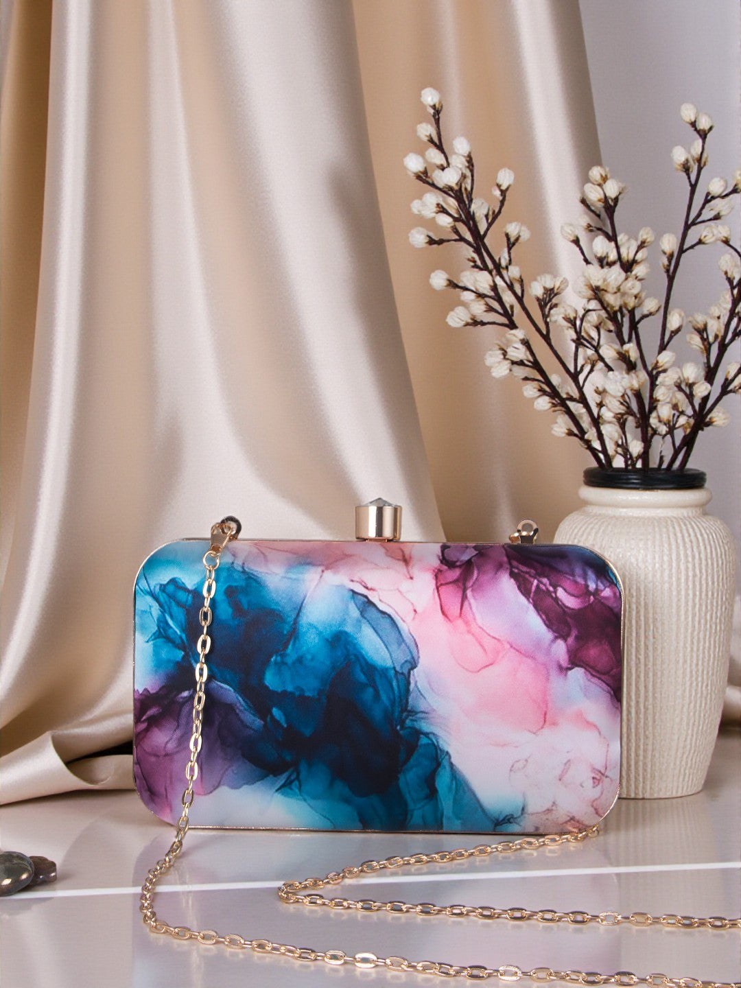 VRPS Printed Clutch | Handcrafted Ethnic Bag | SWIS-718