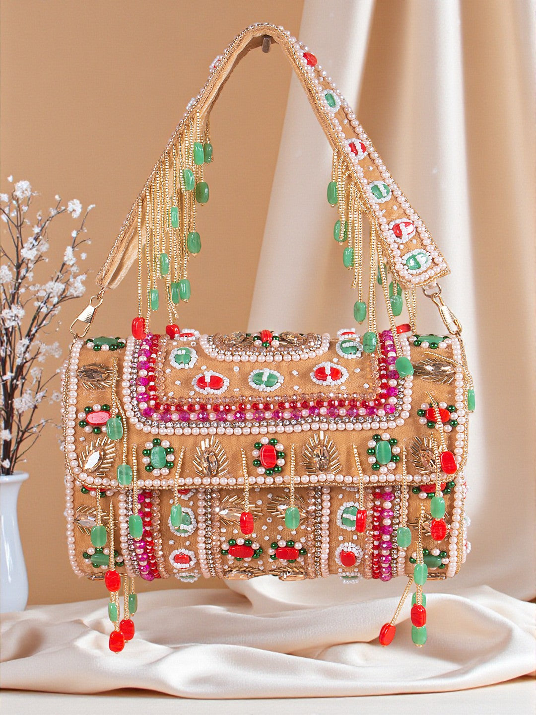 VRPS Flap Bag | Handcrafted Ethnic Bag | SWIS-724