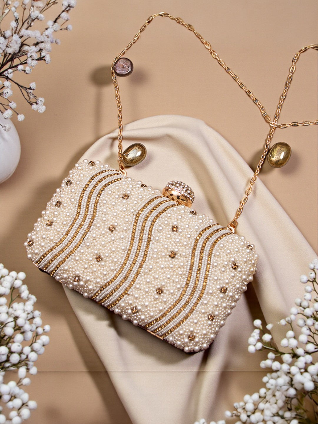 VRPS Embroidered Clutch | Handcrafted Ethnic Bag | SWIS-739