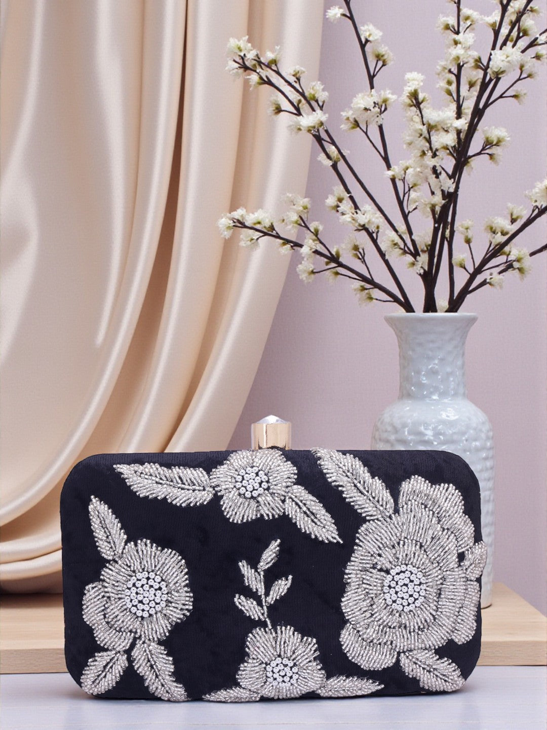 VRPS Embroidered Clutch | Handcrafted Ethnic Bag | SWIS-742