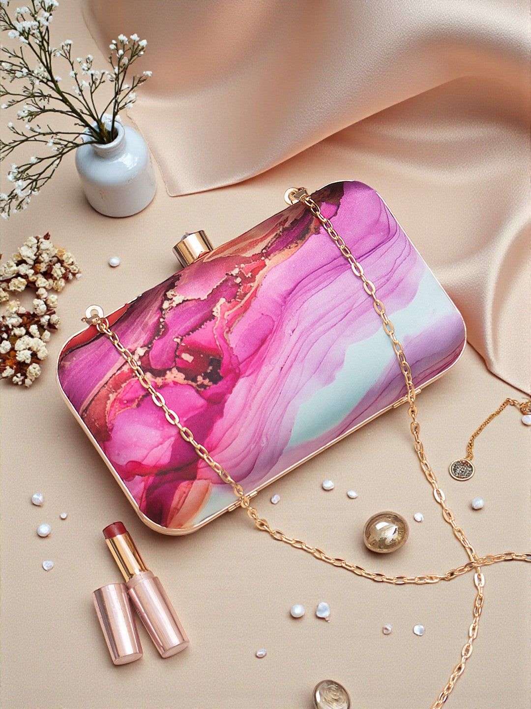 VRPS Printed Clutch | Handcrafted Ethnic Bag | SWIS-747