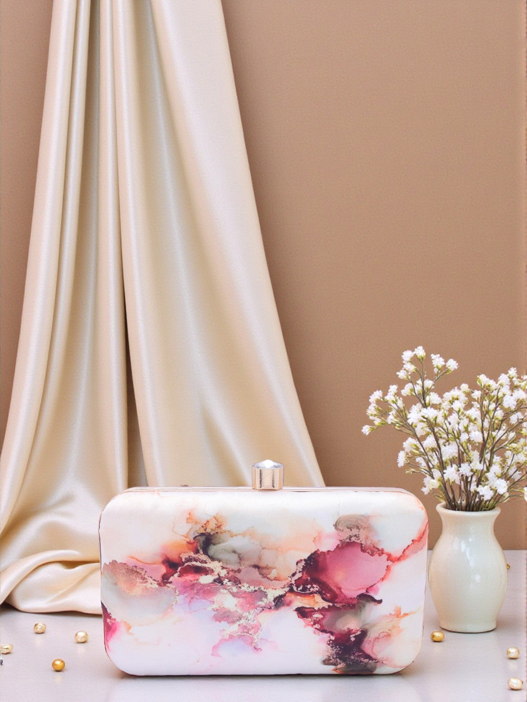 VRPS Printed Clutch | Handcrafted Ethnic Bag | SWIS-758