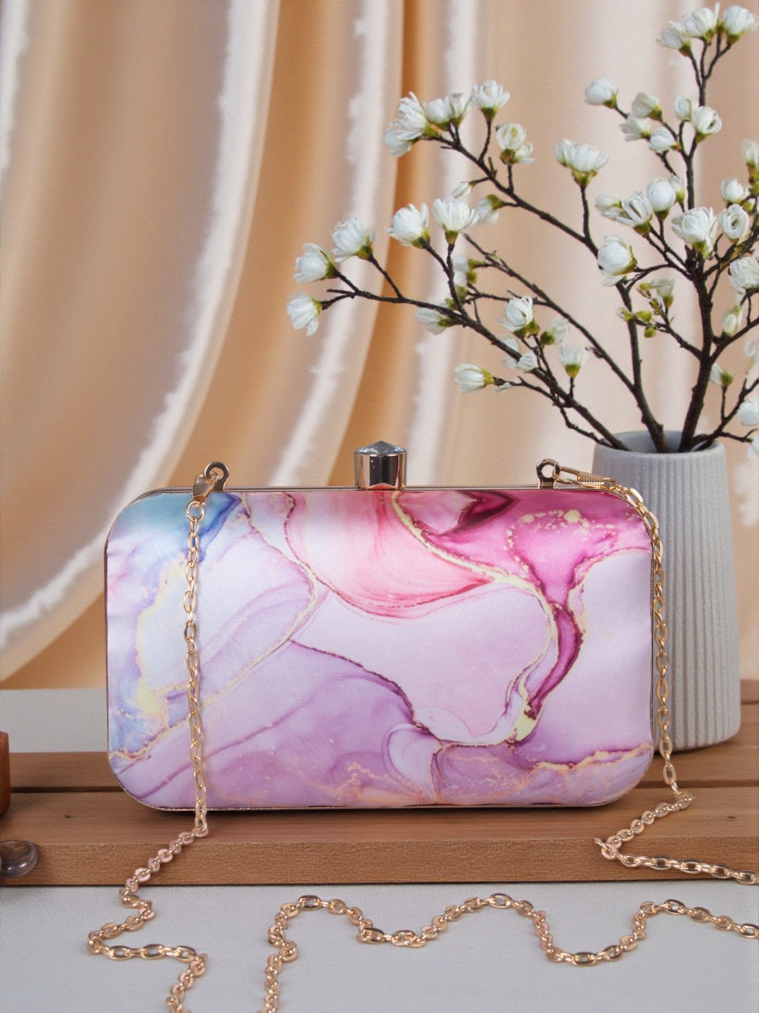 VRPS Printed Clutch | Handcrafted Ethnic Bag | SWIS-760