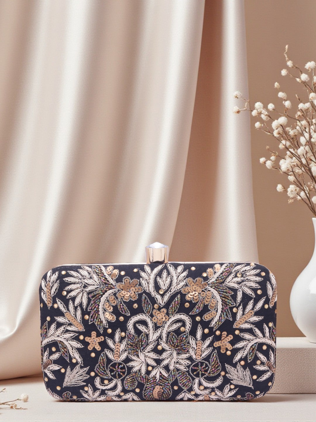 VRPS Embroidered Clutch | Handcrafted Ethnic Bag | SWIS-761