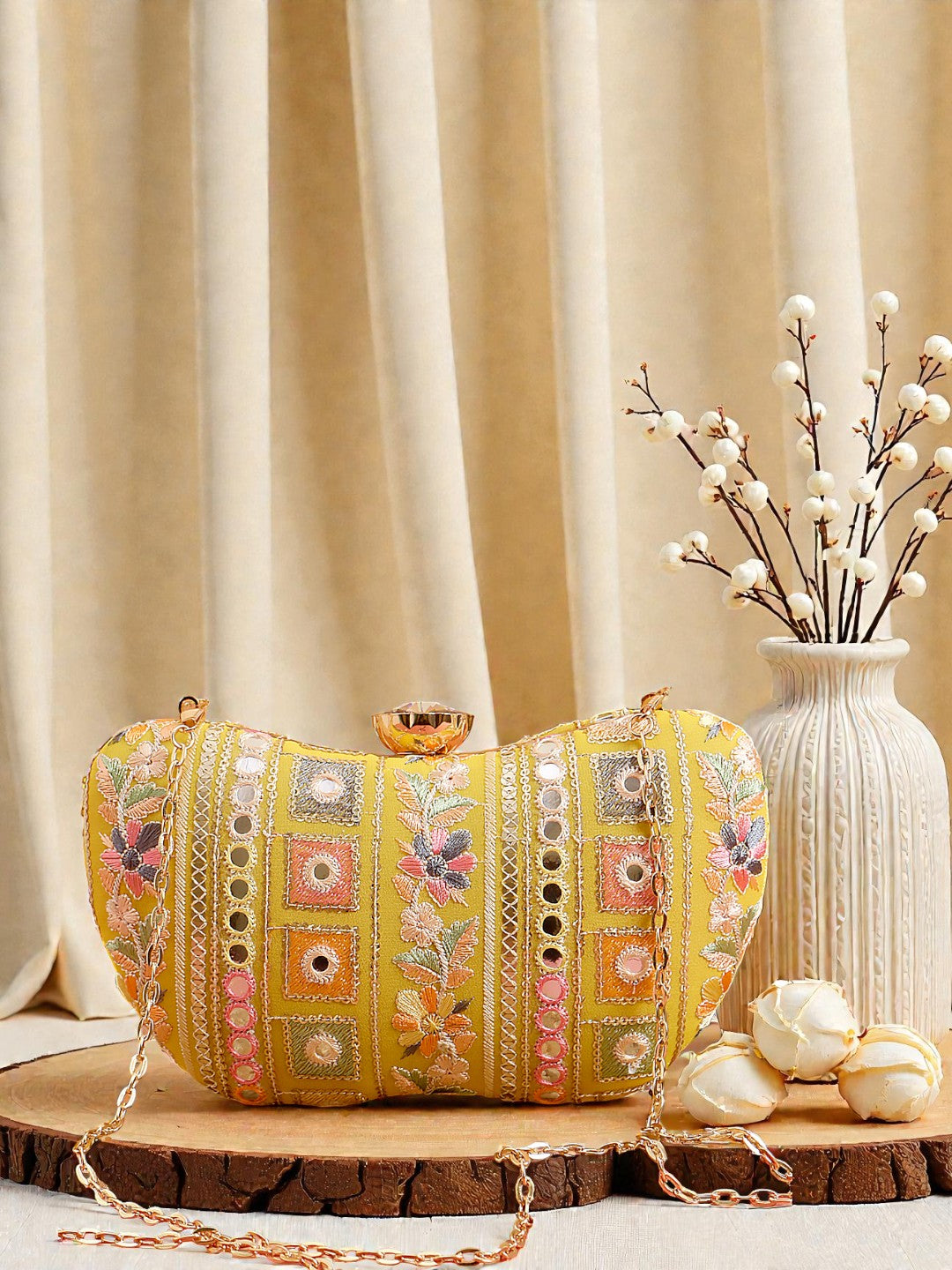 VRPS Embroidered Clutch | Handcrafted Ethnic Bag | SWIS-812