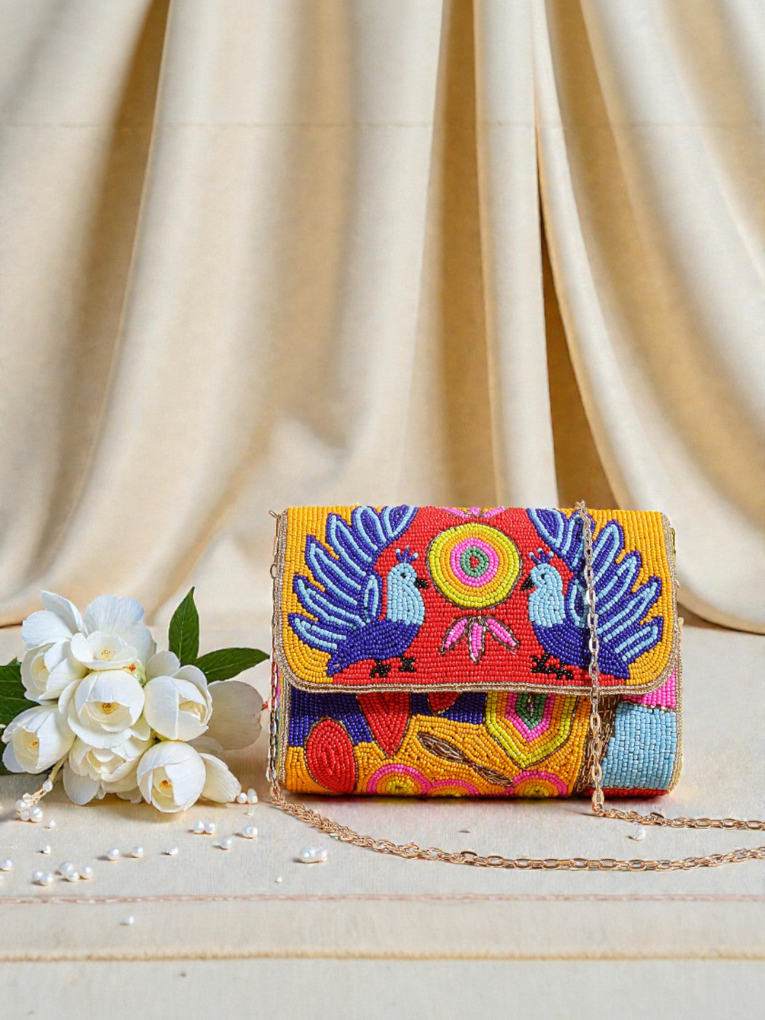 VRPS Flap Bag | Handcrafted Ethnic Bag | SWIS-815