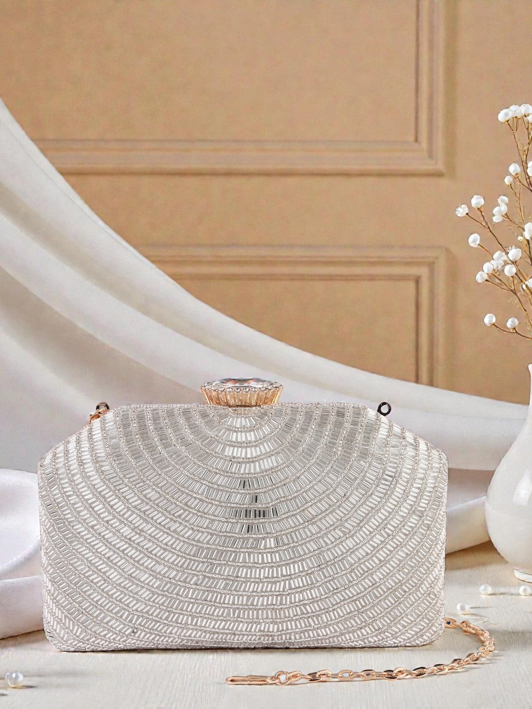 VRPS Embroidered Clutch | Handcrafted Ethnic Bag | SWIS-824