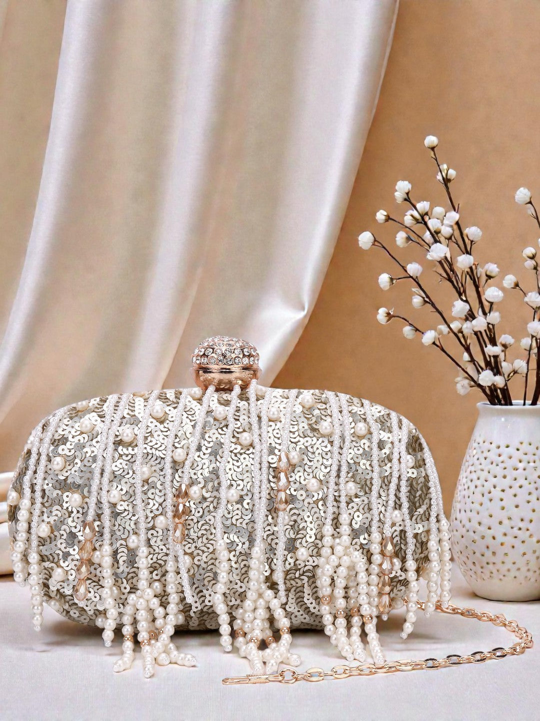 VRPS Embroidered Clutch | Handcrafted Ethnic Bag | SWIS-829