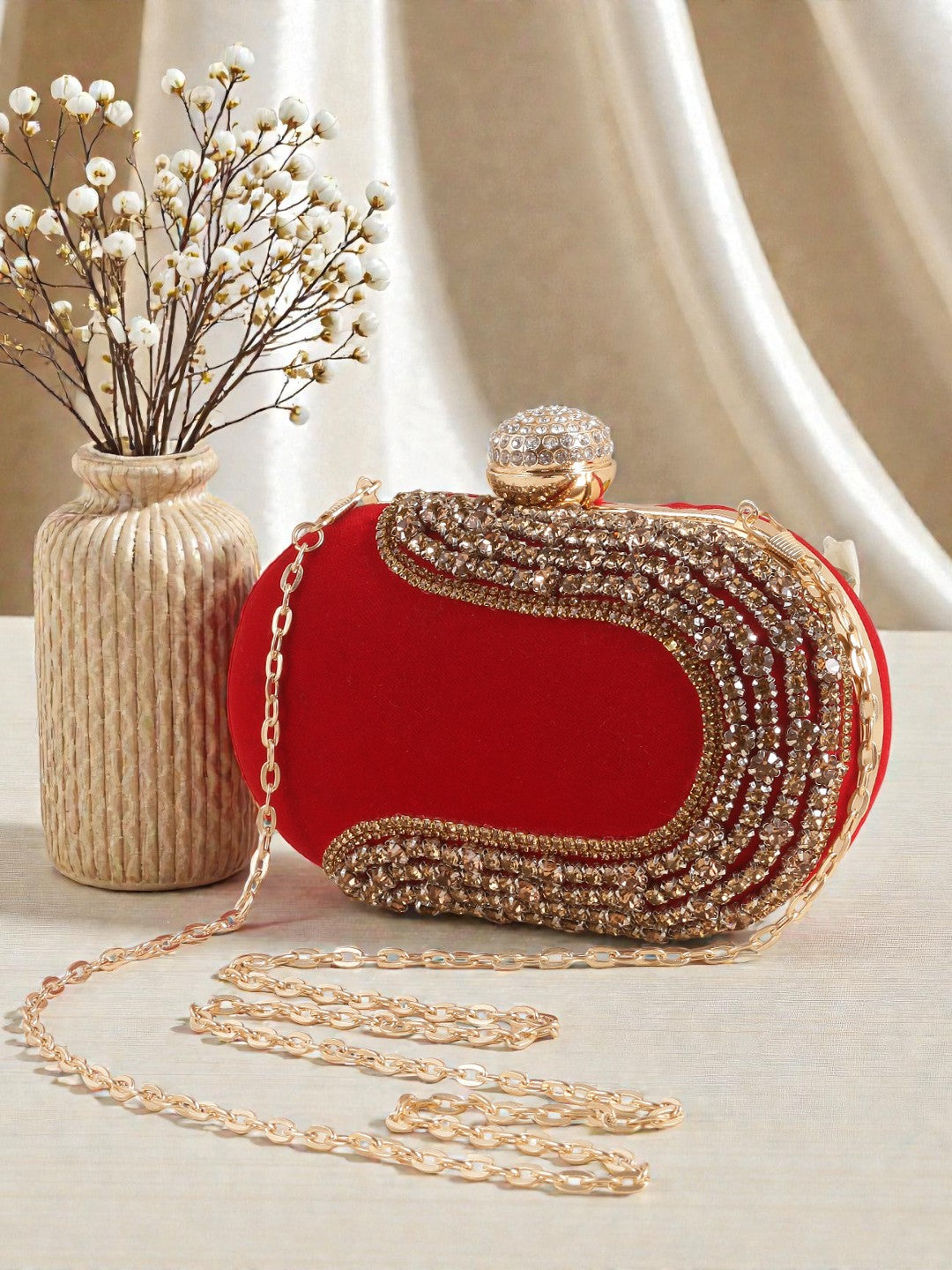 VRPS Embroidered Clutch | Handcrafted Ethnic Bag | SWIS-861