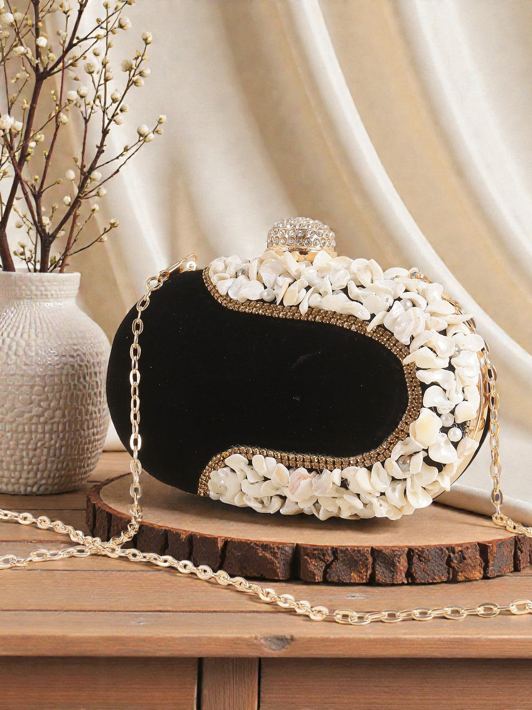 VRPS Embroidered Clutch | Handcrafted Ethnic Bag | SWIS-869