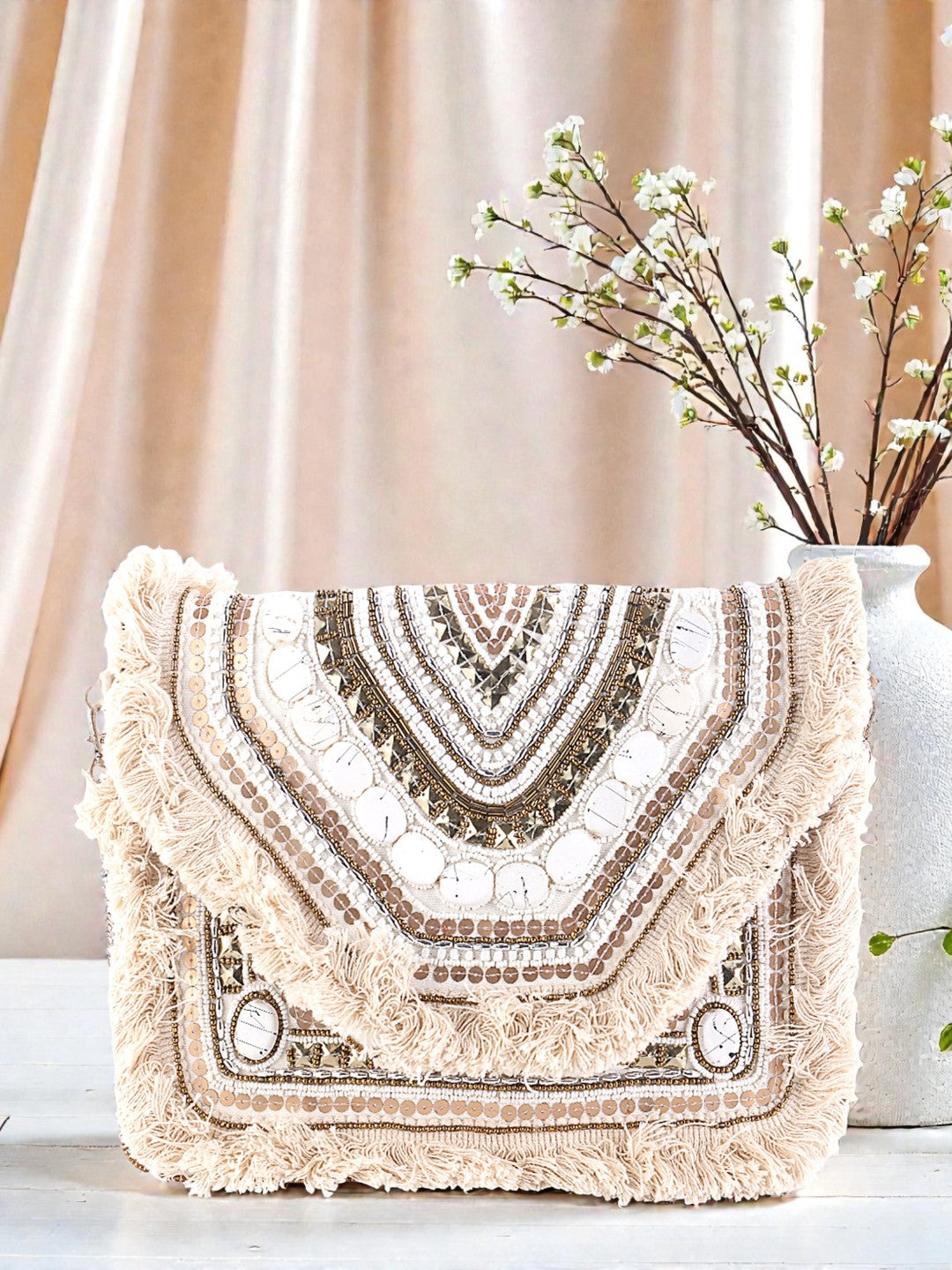 Handcrafted Banjara Boho Bag SWIS-899 | VRPS Handicrafts | Indian Ethnic Bag