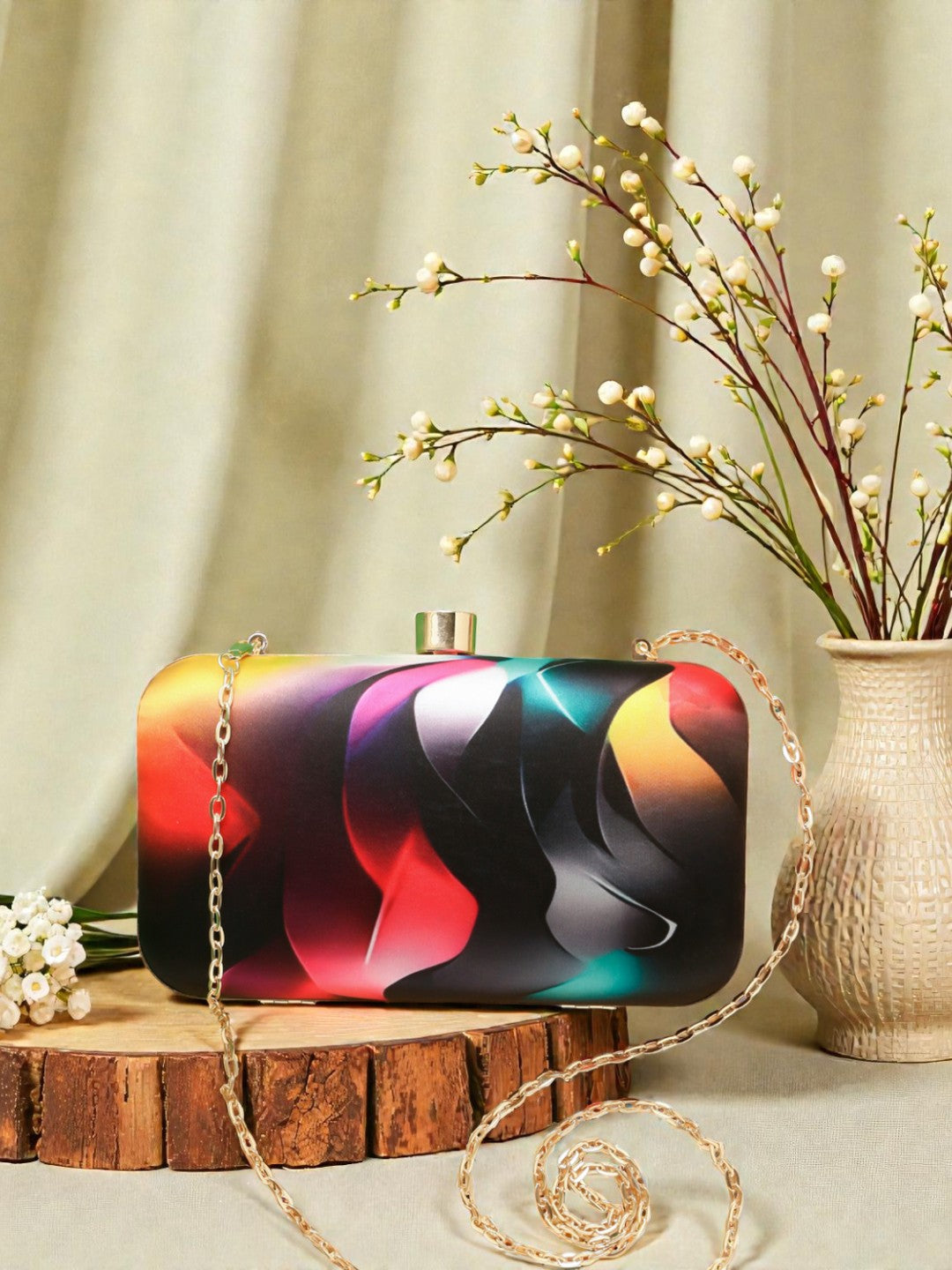 VRPS Printed Clutch | Handcrafted Ethnic Bag | SWIS-908