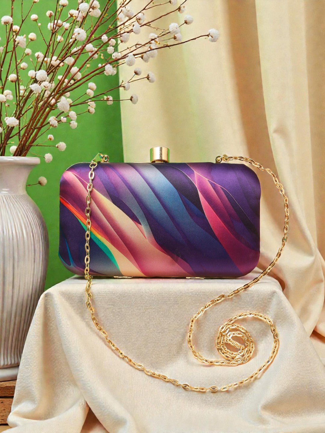 VRPS Printed Clutch | Handcrafted Ethnic Bag | SWIS-911