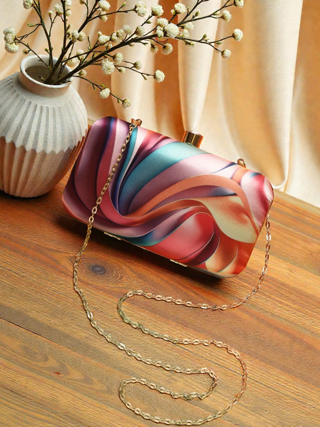 VRPS Printed Clutch | Handcrafted Ethnic Bag | SWIS-912