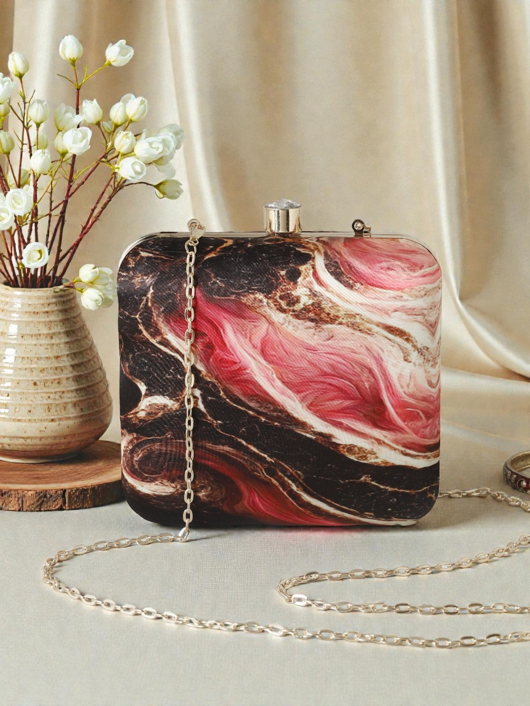 VRPS Printed Clutch | Handcrafted Ethnic Bag | SWIS-915