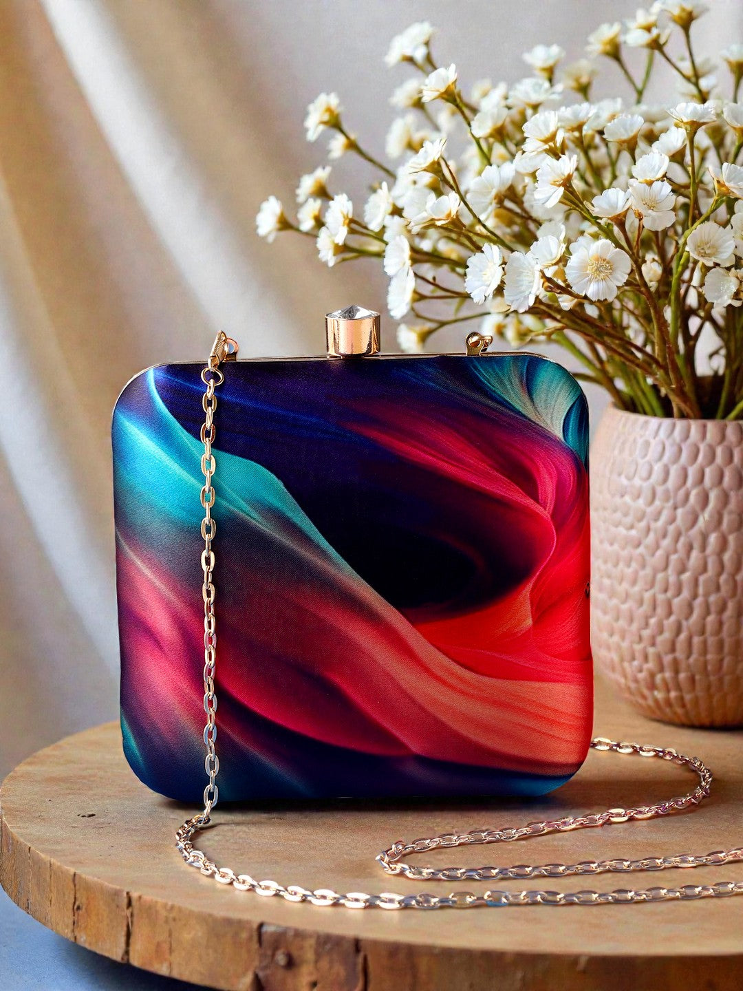 VRPS Printed Clutch | Handcrafted Ethnic Bag | SWIS-916