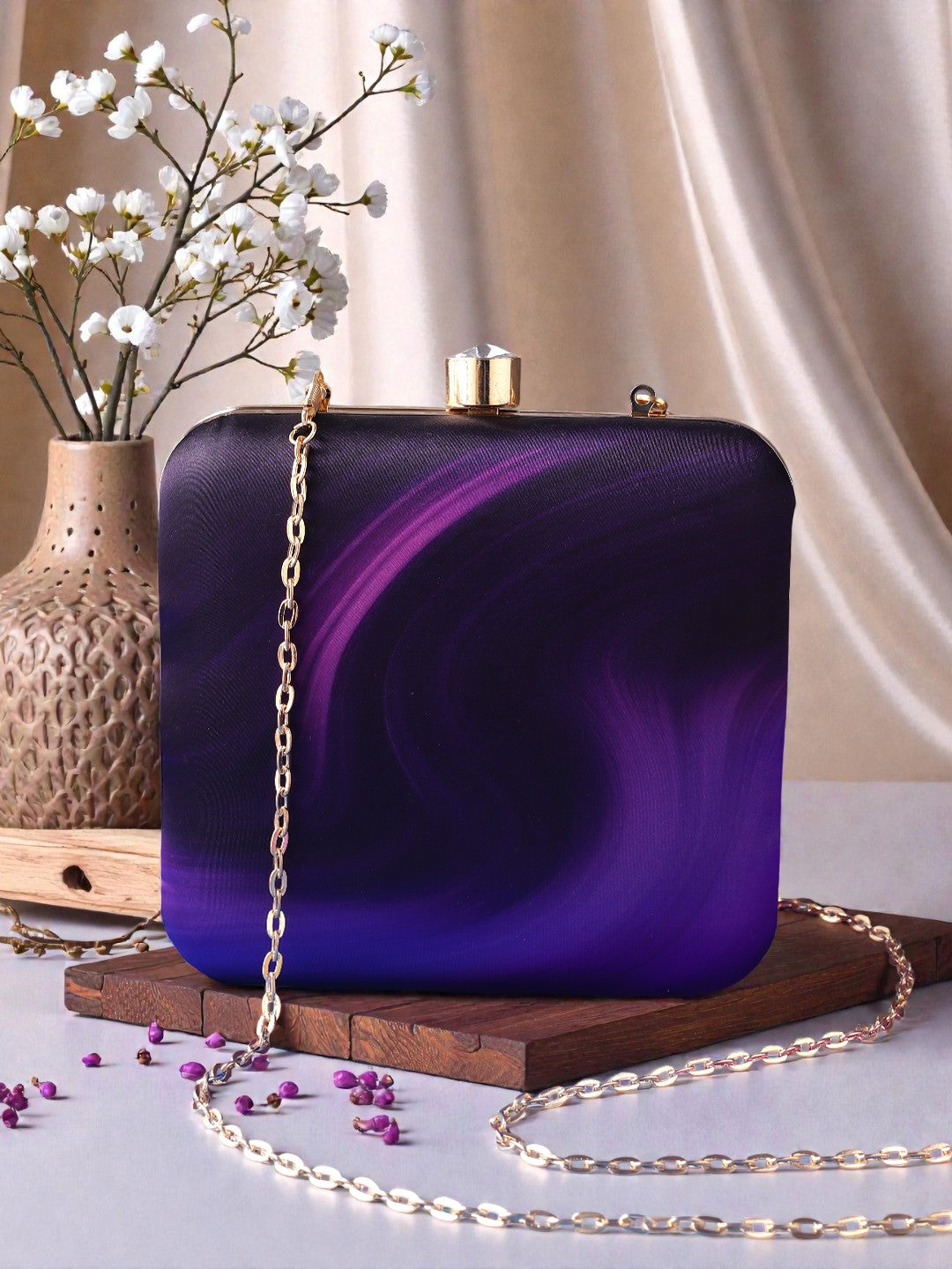 VRPS Printed Clutch | Handcrafted Ethnic Bag | SWIS-917