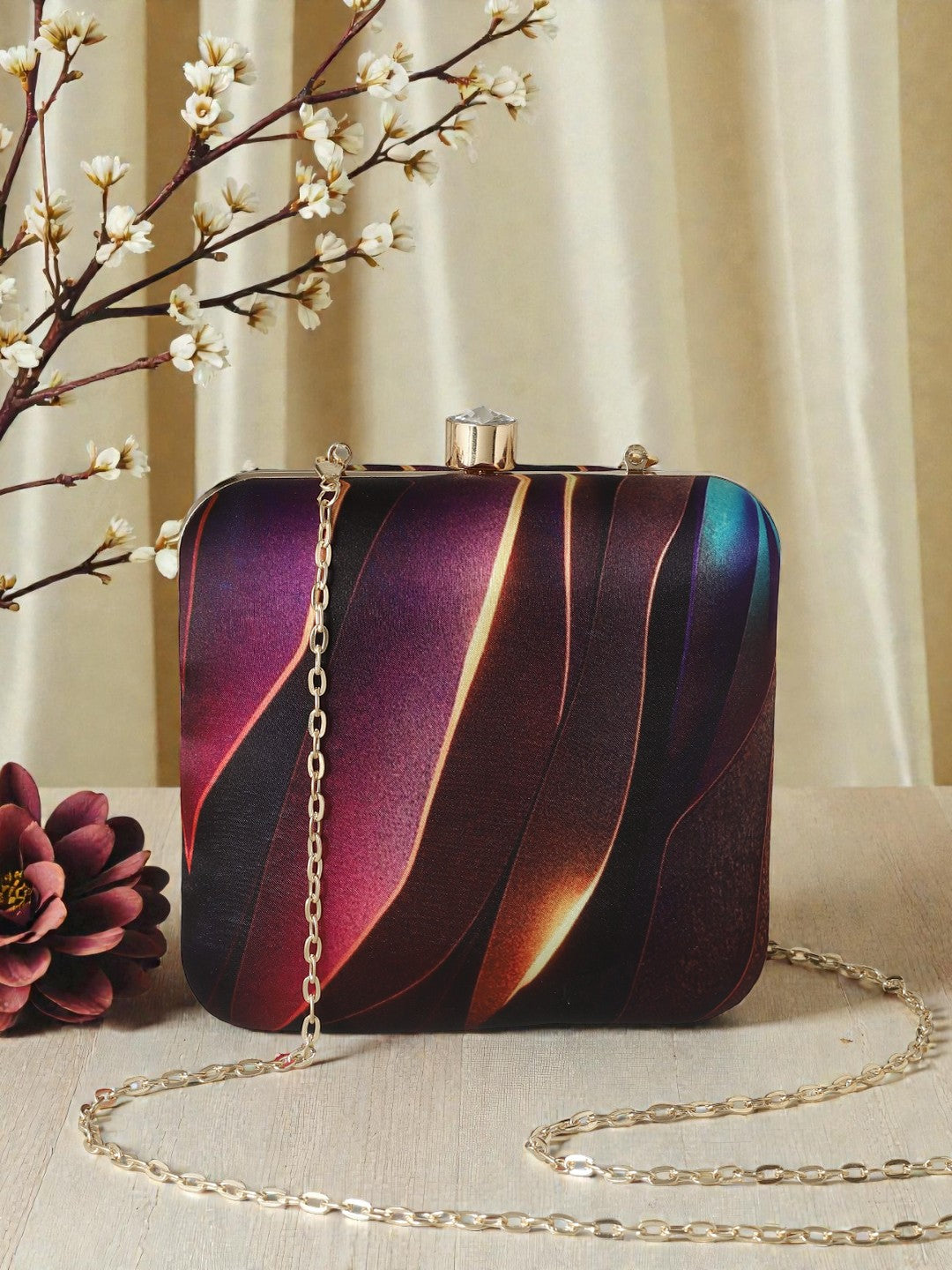 VRPS Printed Clutch | Handcrafted Ethnic Bag | SWIS-921
