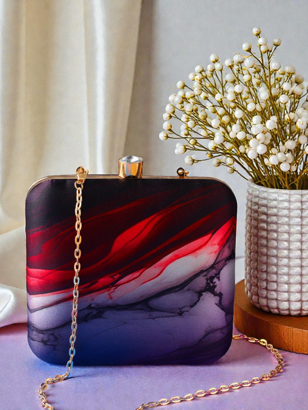 VRPS Printed Clutch | Handcrafted Ethnic Bag | SWIS-926