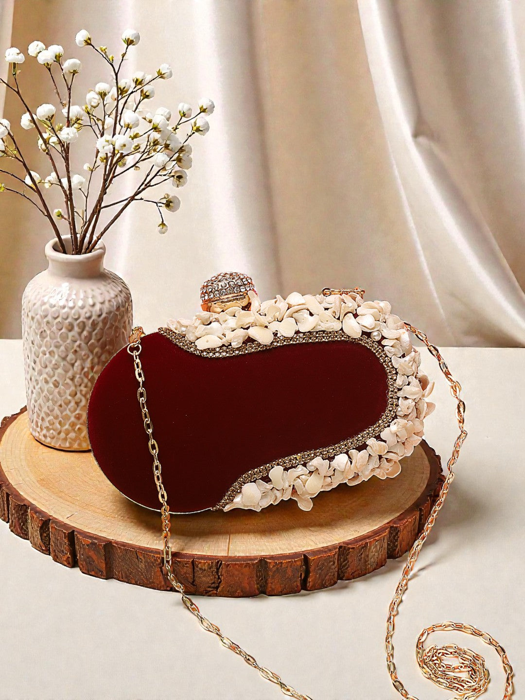 VRPS Embroidered Clutch | Handcrafted Ethnic Bag | SWIS-928