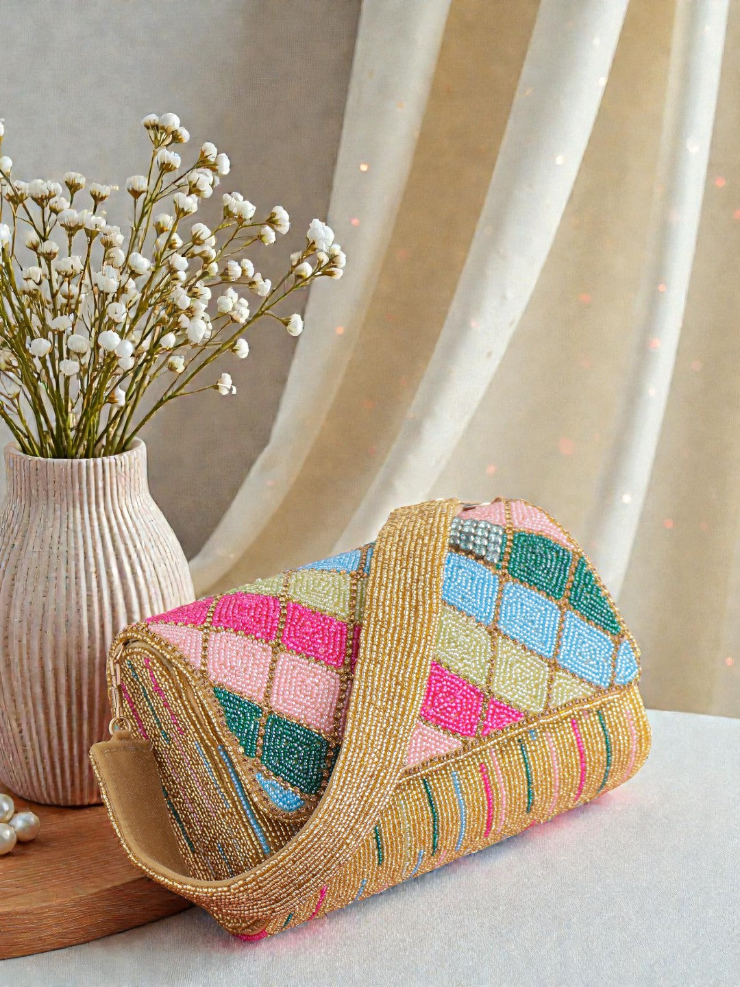 VRPS Flap Bag | Handcrafted Ethnic Bag | SWIS-944