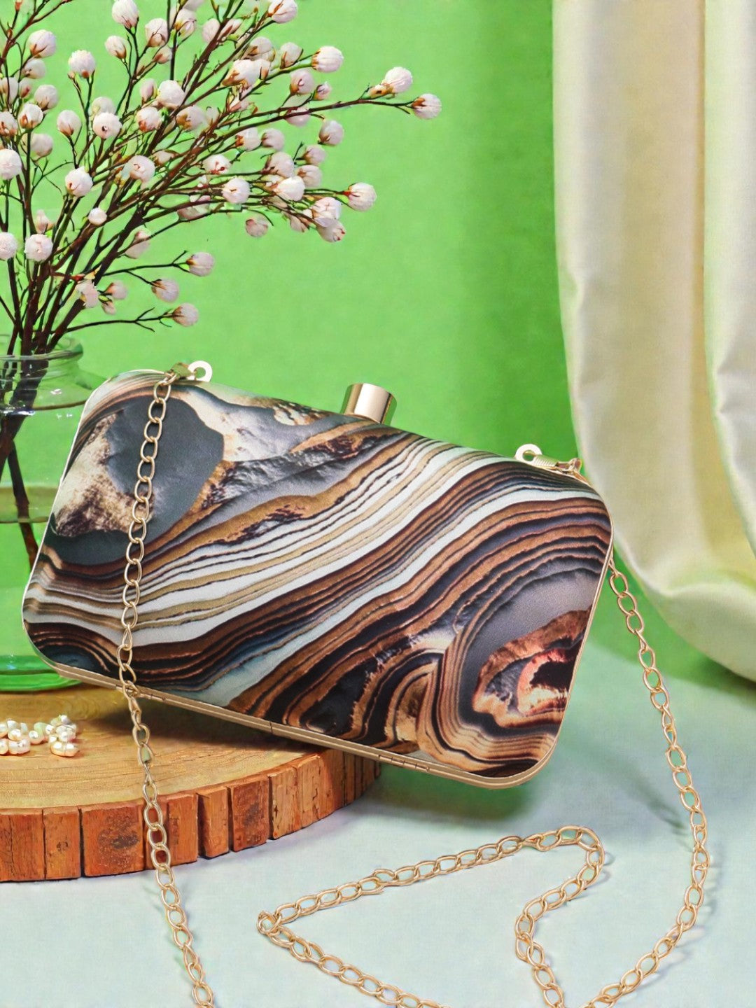 VRPS Printed Clutch | Handcrafted Ethnic Bag | SWIS-961