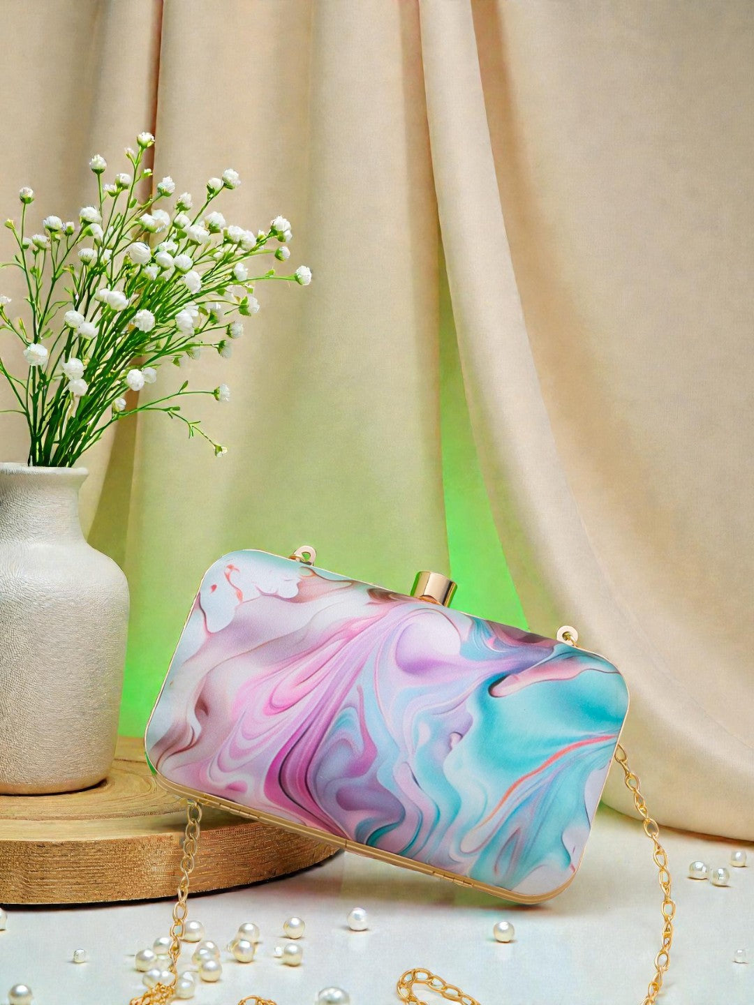 VRPS Printed Clutch | Handcrafted Ethnic Bag | SWIS-963