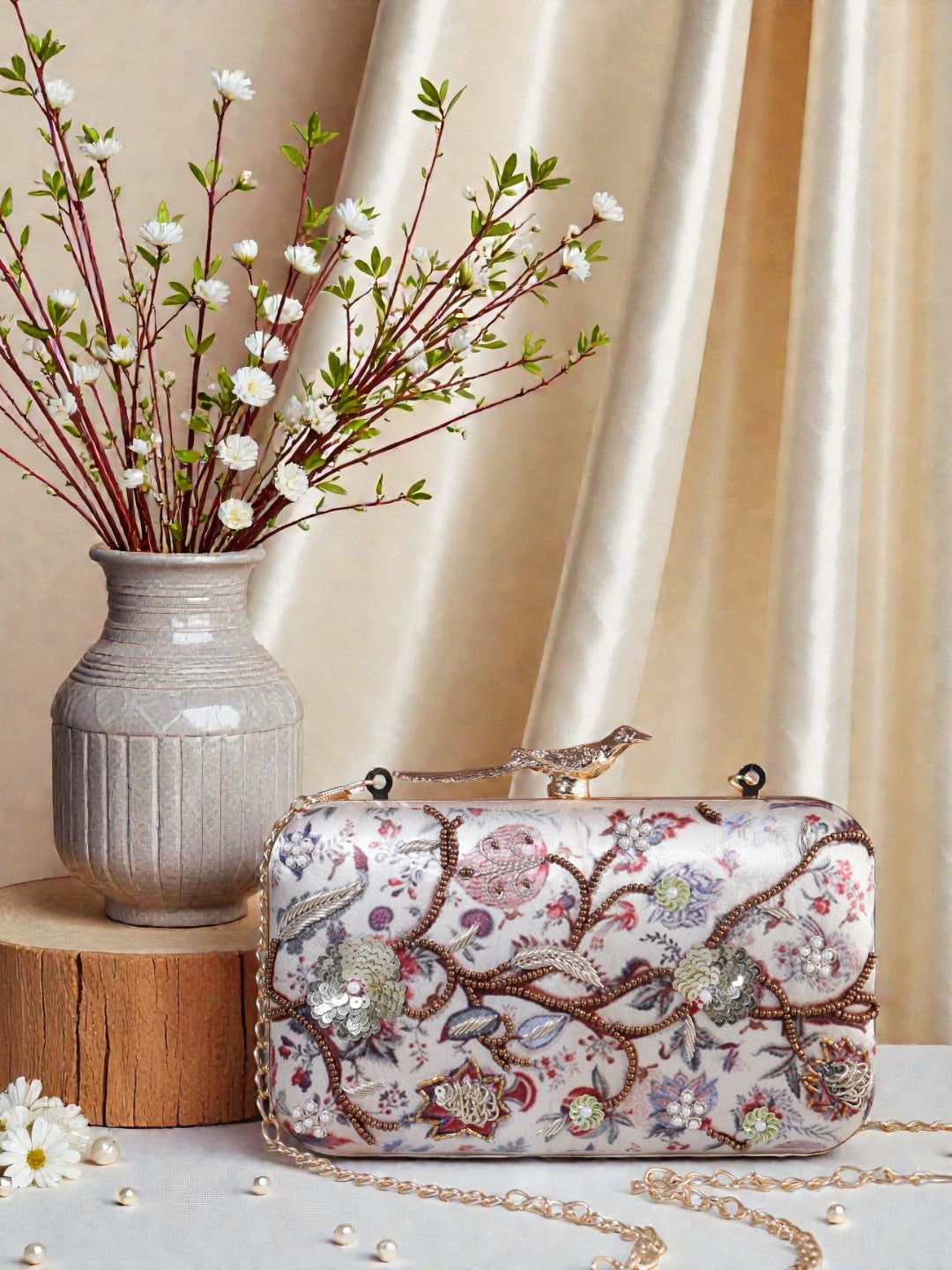 VRPS Embroidered Clutch | Handcrafted Ethnic Bag | SWIS-981