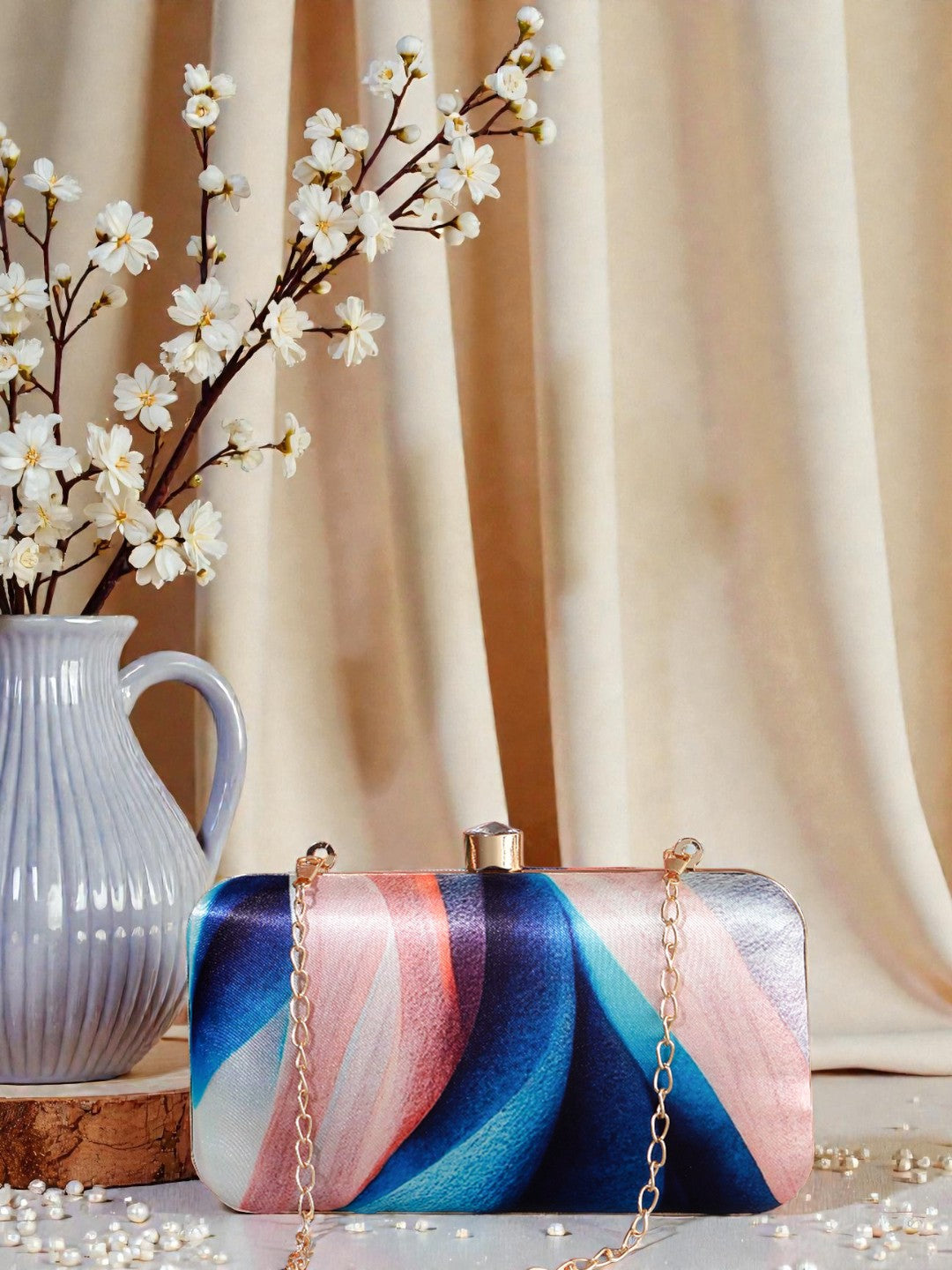 VRPS Printed Clutch | Handcrafted Ethnic Bag | SWIS-988