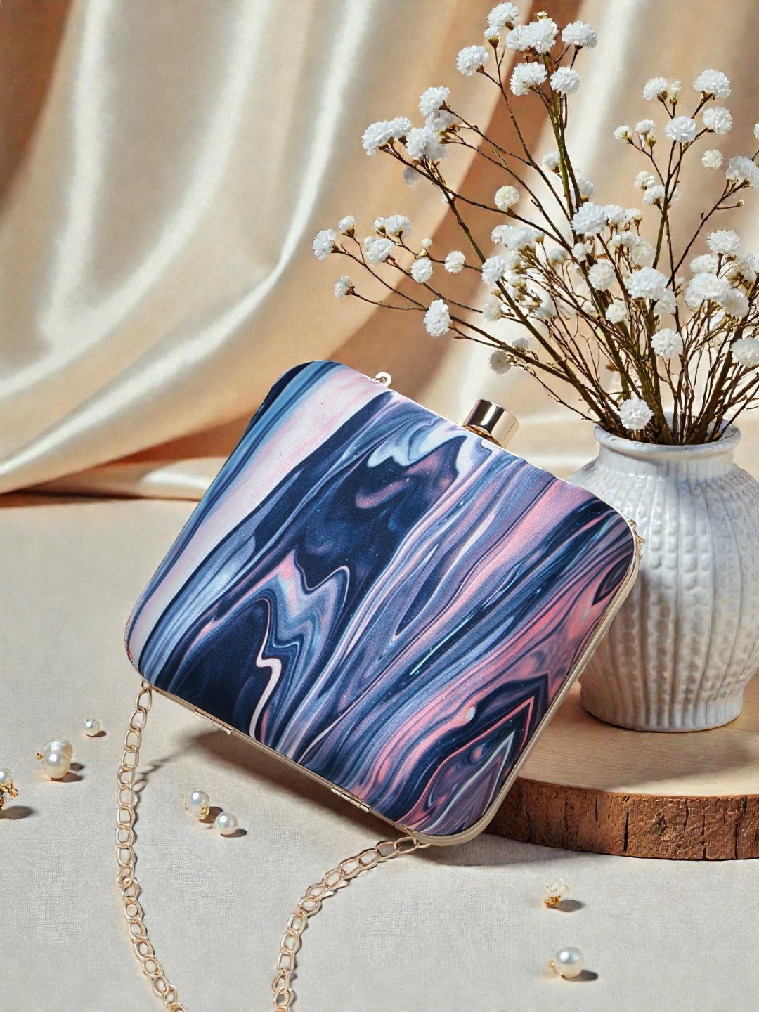 VRPS Printed Clutch | Handcrafted Ethnic Bag | SWIS-995