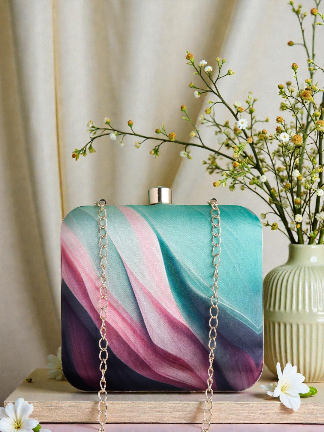 VRPS Printed Clutch | Handcrafted Ethnic Bag | SWIS-997
