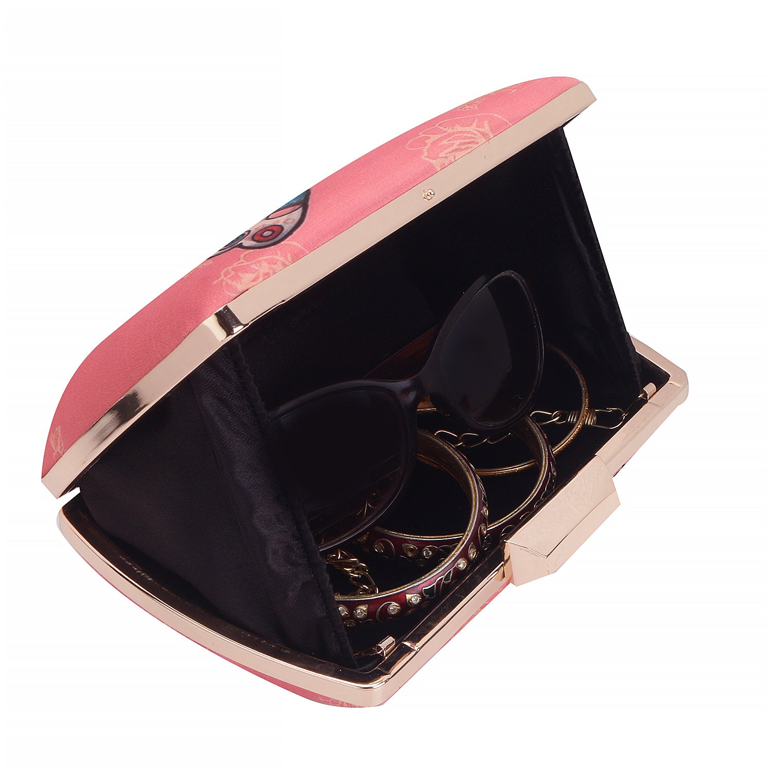 Butterfly Design Printed Clutch Bag