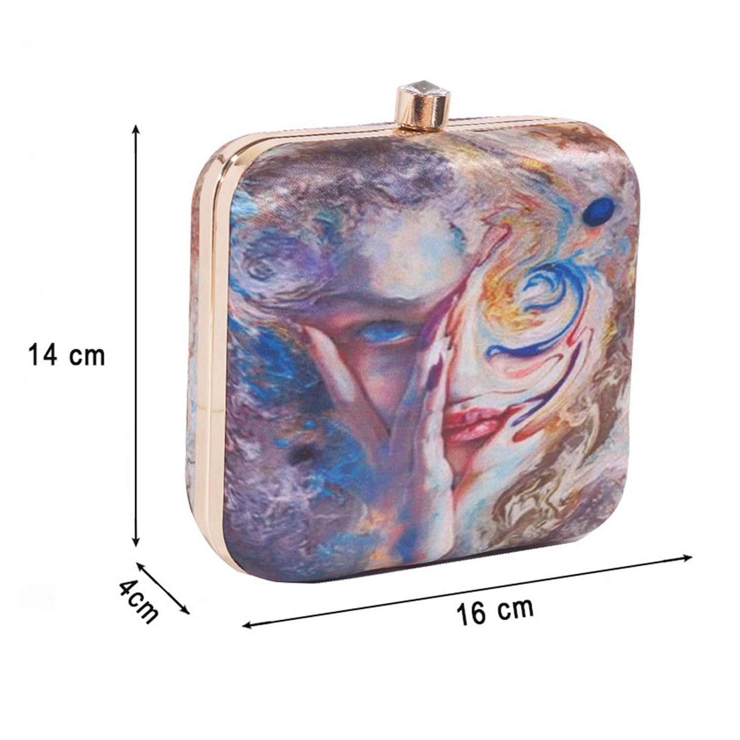 VRPS Printed Clutche | Handcrafted Ethnic Bag | SWIS-434