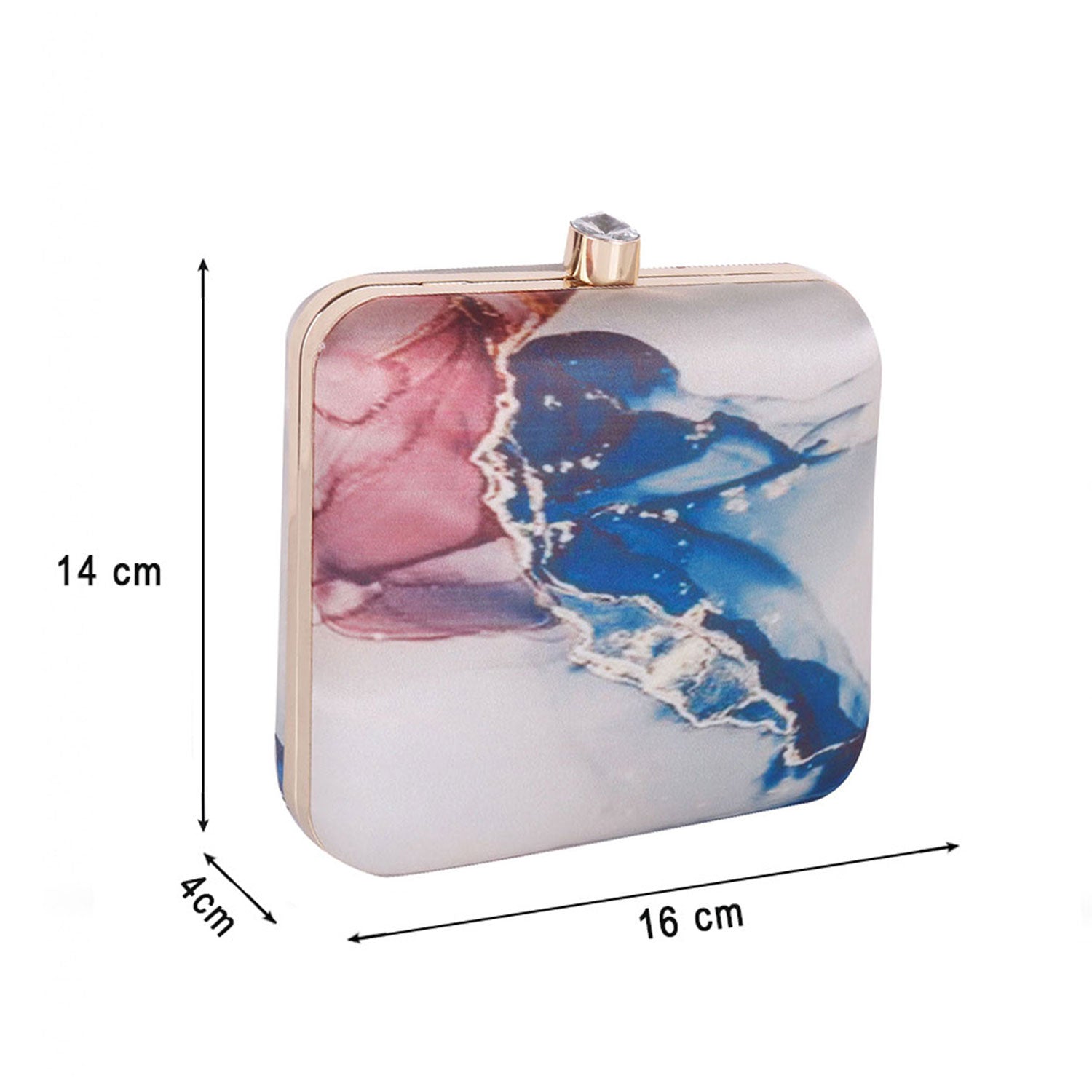 PRINTED CLUTCH BAG