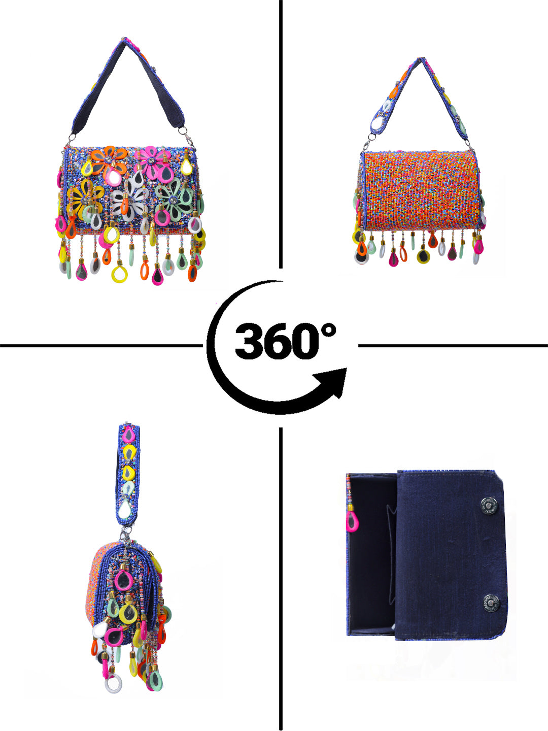 VRPS Flap Bag | Handcrafted Ethnic Bag | SWIS-1543