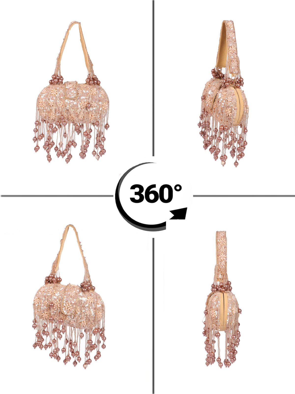 VRPS Embroidered Clutch | Handcrafted Ethnic Bag | SWIS-2093 | Additional Angle