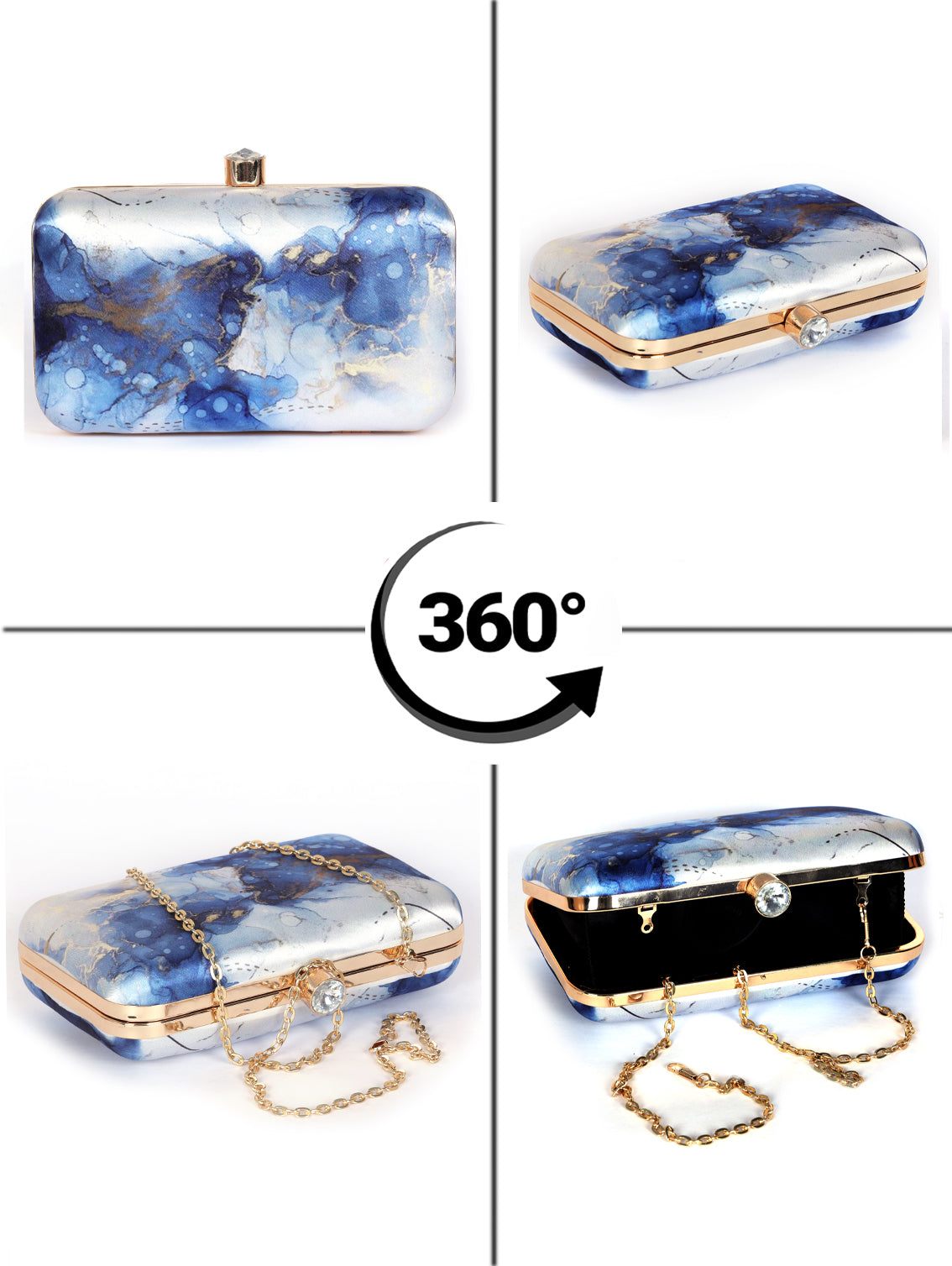 VRPS Printed Clutch | Handcrafted Ethnic Bag | SWIS-1328 | Additional Angle