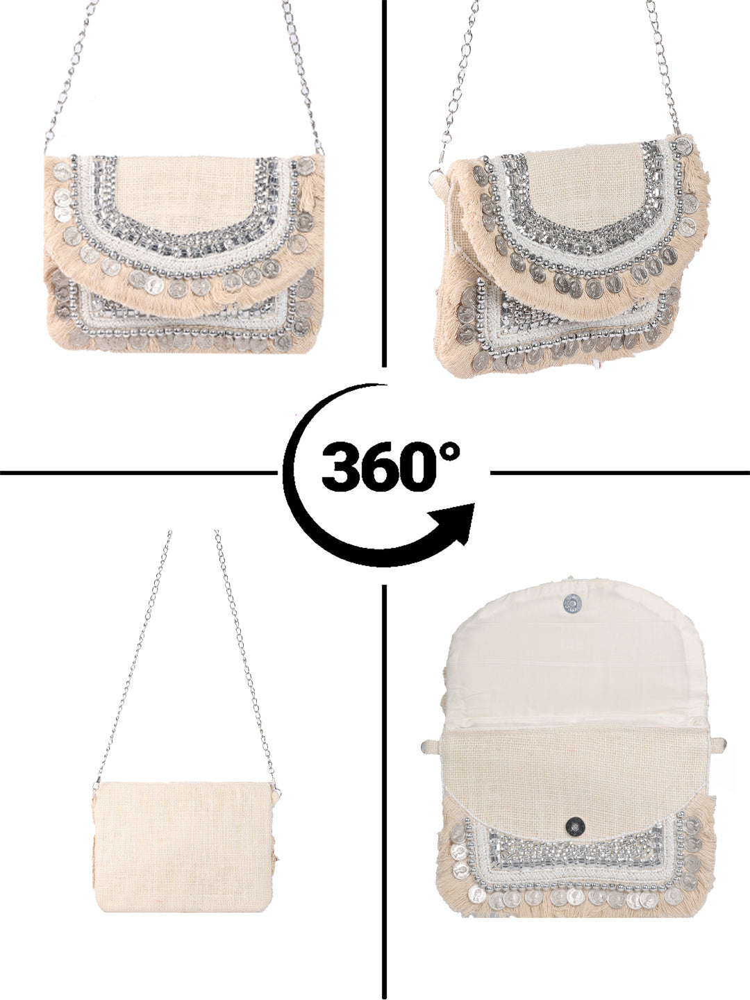 VRPS Banjara Boho Bag | Handcrafted Ethnic Bag | SWIS-2088 | Additional Angle